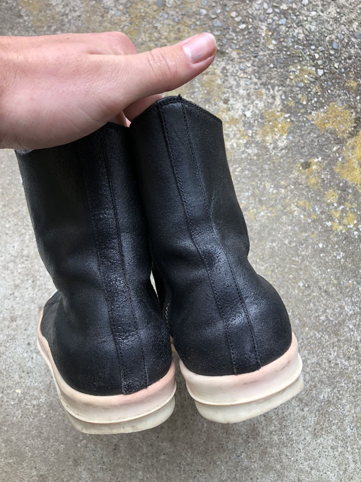 Rick Owens send offers! FITS 8.5* 2014 Blistered Lamb Ramones High Size US 7 / EU 40 - 8 Thumbnail