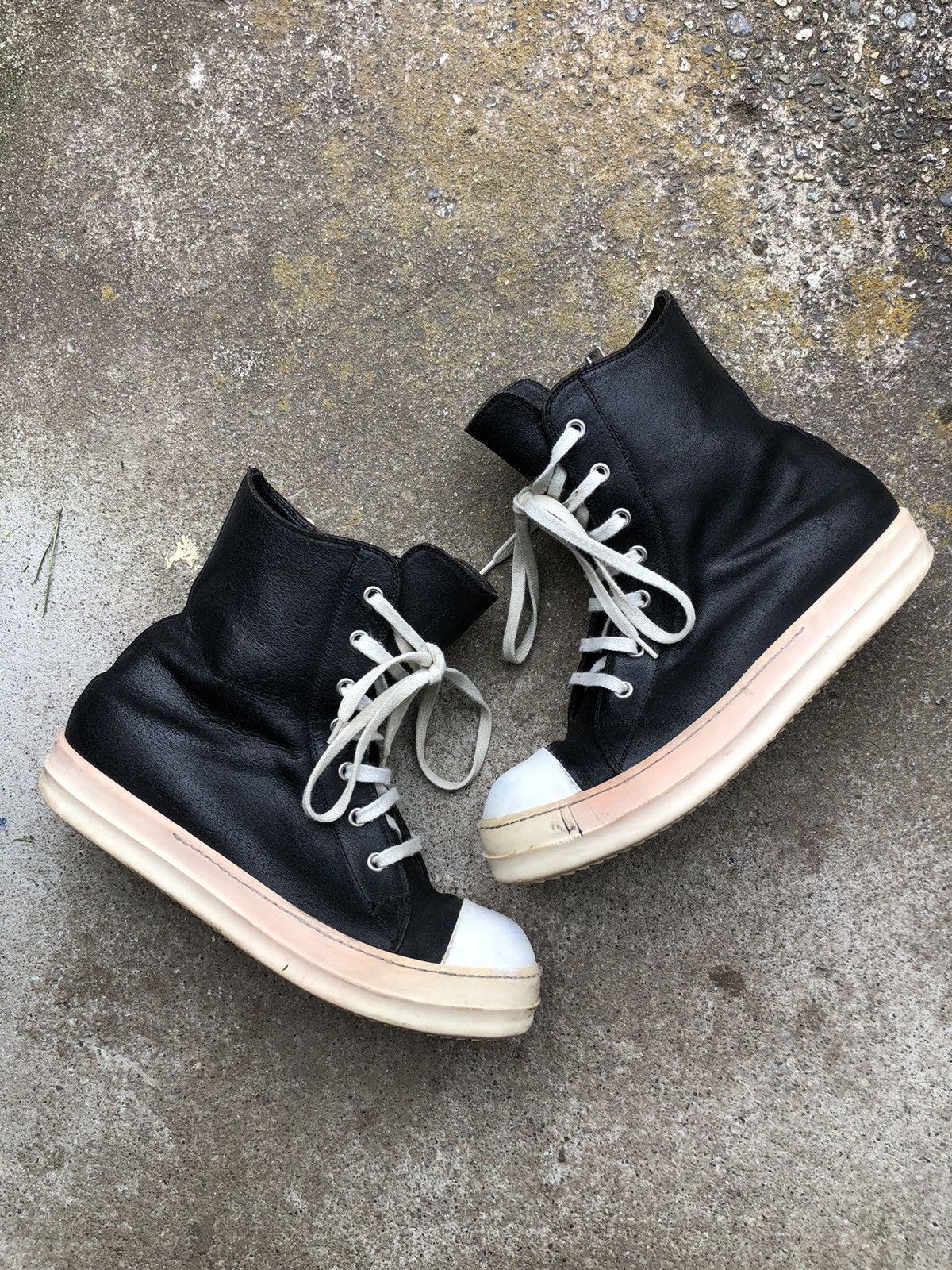 Rick Owens send offers! FITS 8.5* 2014 Blistered Lamb Ramones High Size US 7 / EU 40 - 1 Thumbnail