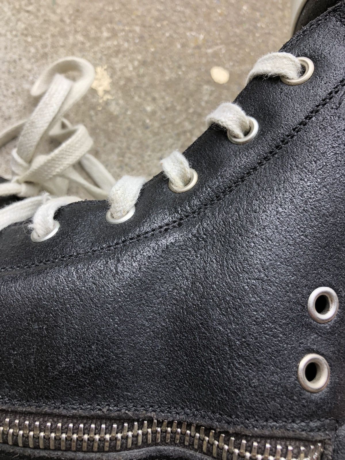 Rick Owens send offers! FITS 8.5* 2014 Blistered Lamb Ramones High Size US 7 / EU 40 - 4 Thumbnail