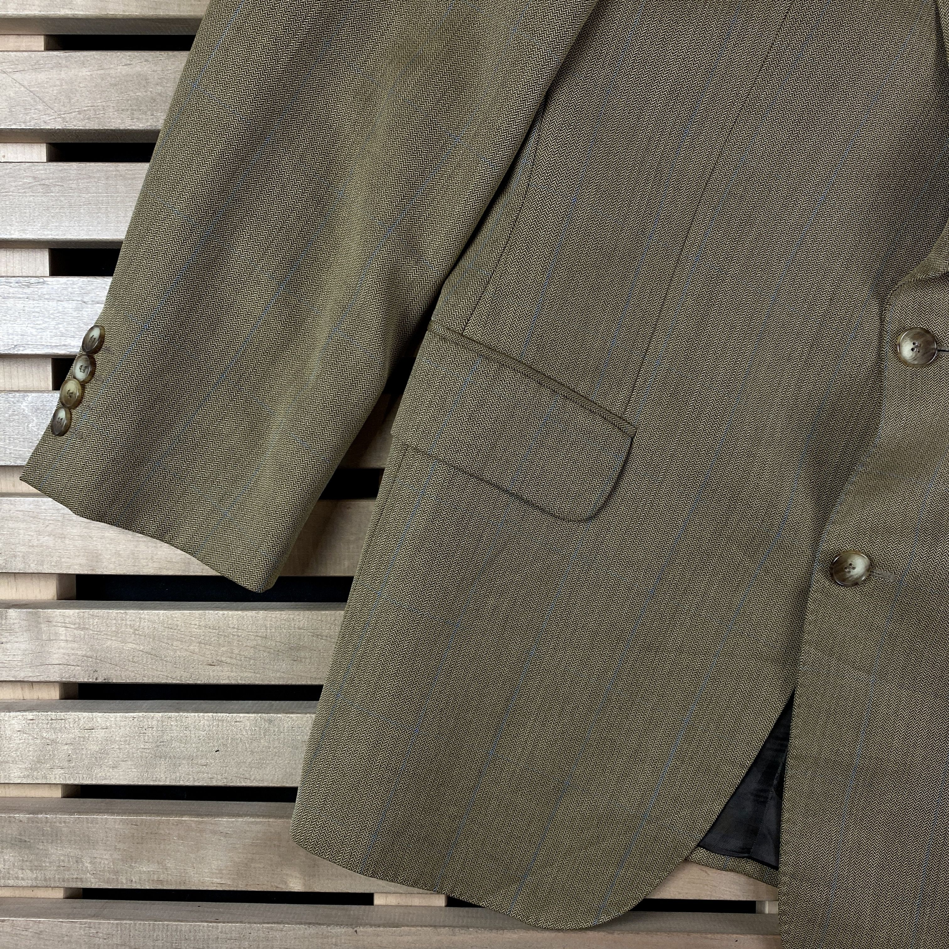 Burberry Men’s Blazer Jacket Burberry London Size 50 Two Button Size 50R - 3 Thumbnail