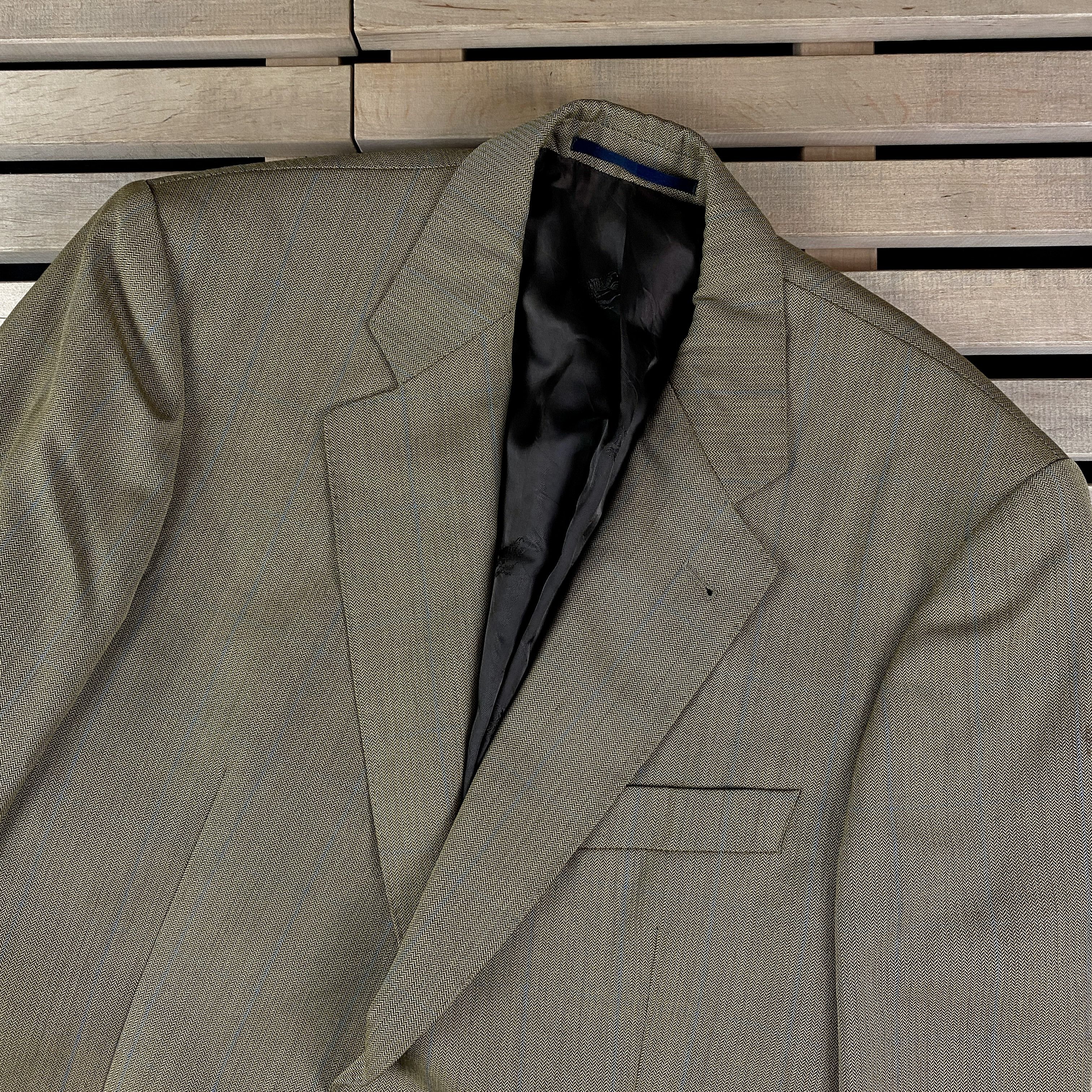 Burberry Men’s Blazer Jacket Burberry London Size 50 Two Button Size 50R - 2 Thumbnail