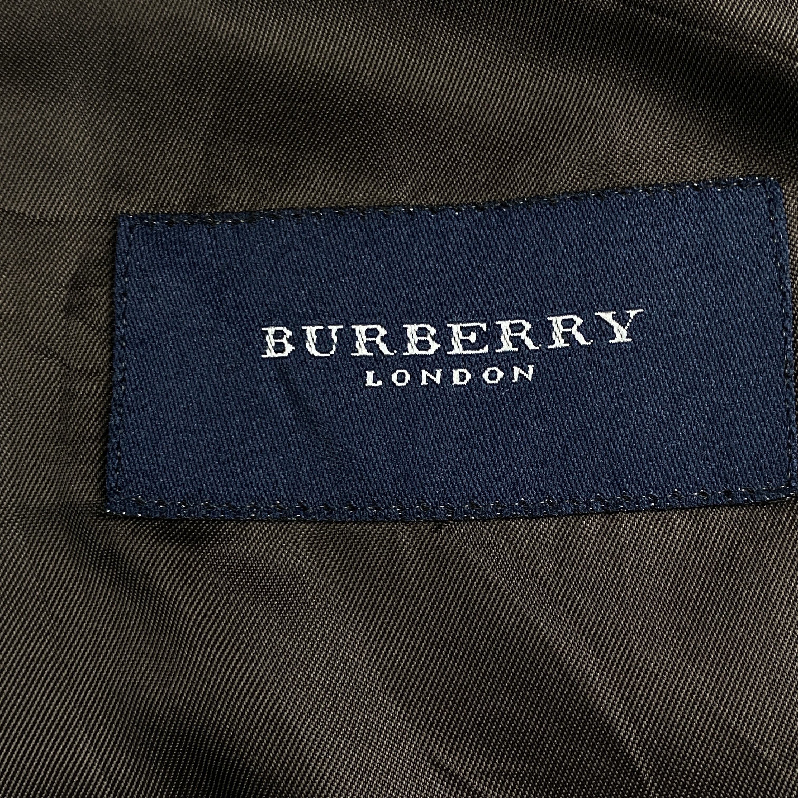 Burberry Men’s Blazer Jacket Burberry London Size 50 Two Button Size 50R - 8 Thumbnail