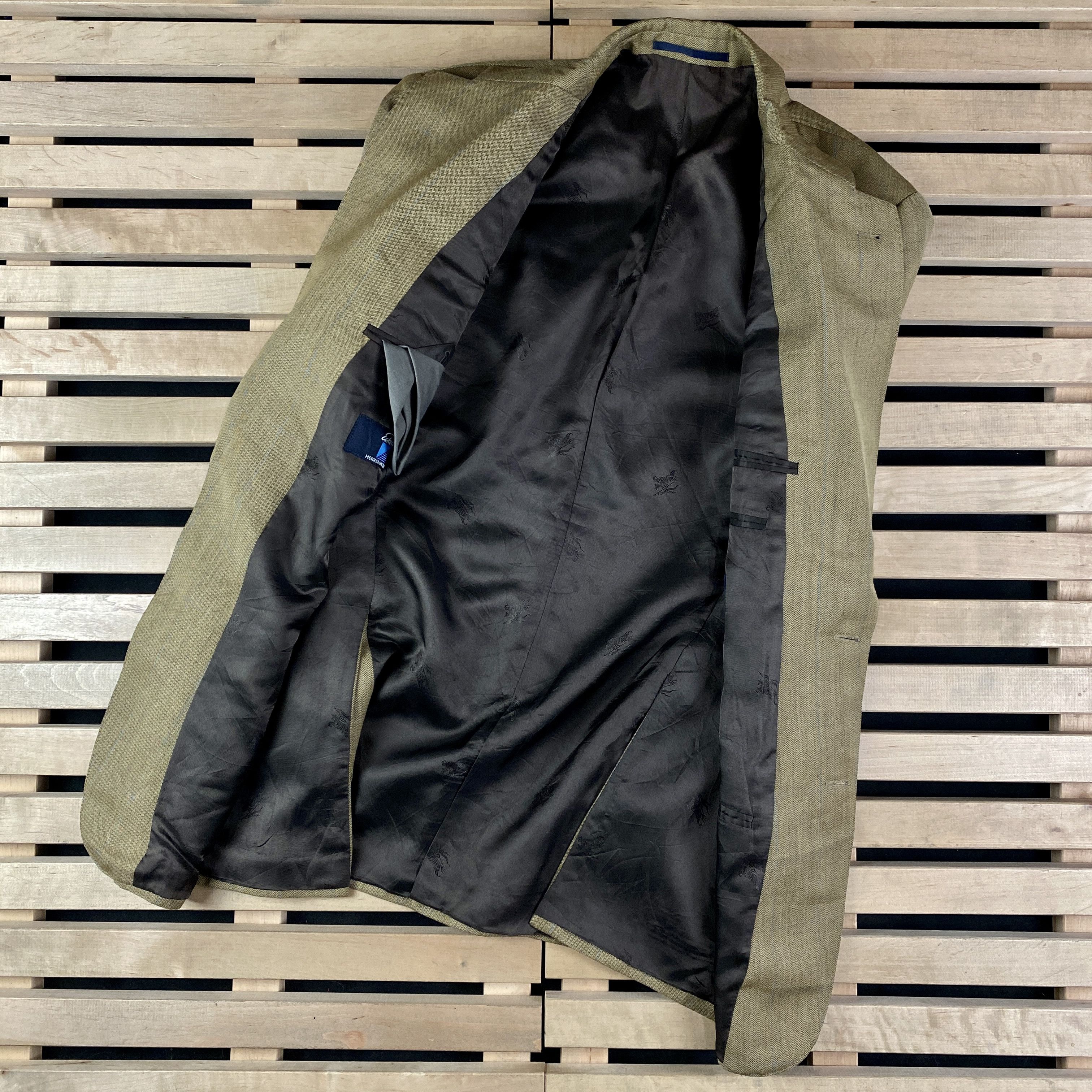 Burberry Men’s Blazer Jacket Burberry London Size 50 Two Button Size 50R - 4 Thumbnail