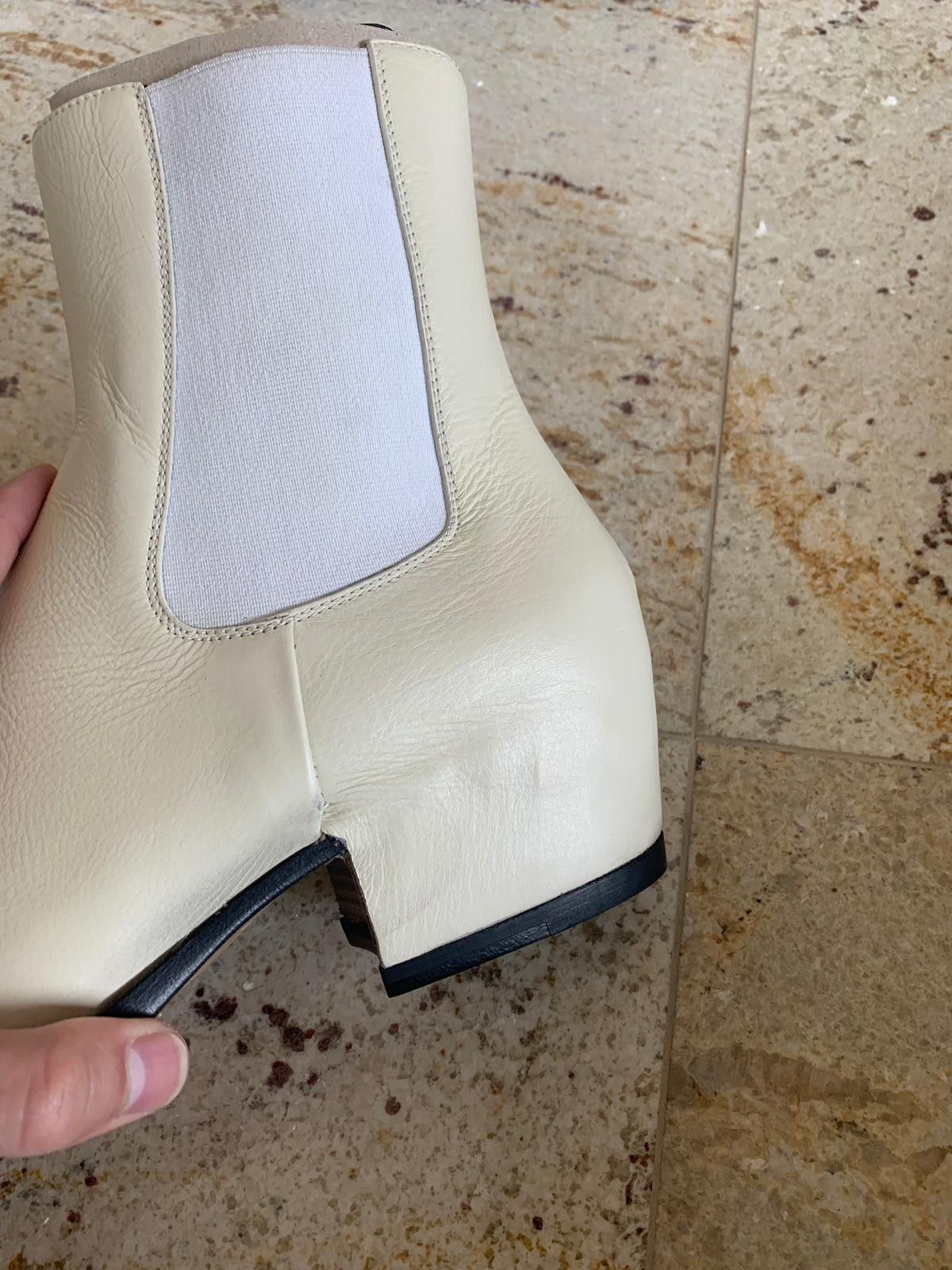Givenchy Wedge Boots in White Size US 11 / EU 44 - 2 Thumbnail