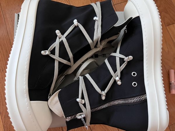 Rick Owens Drkshdw Rick Owens DRKSHDW FW22 STROBE HEXA SNEAKS