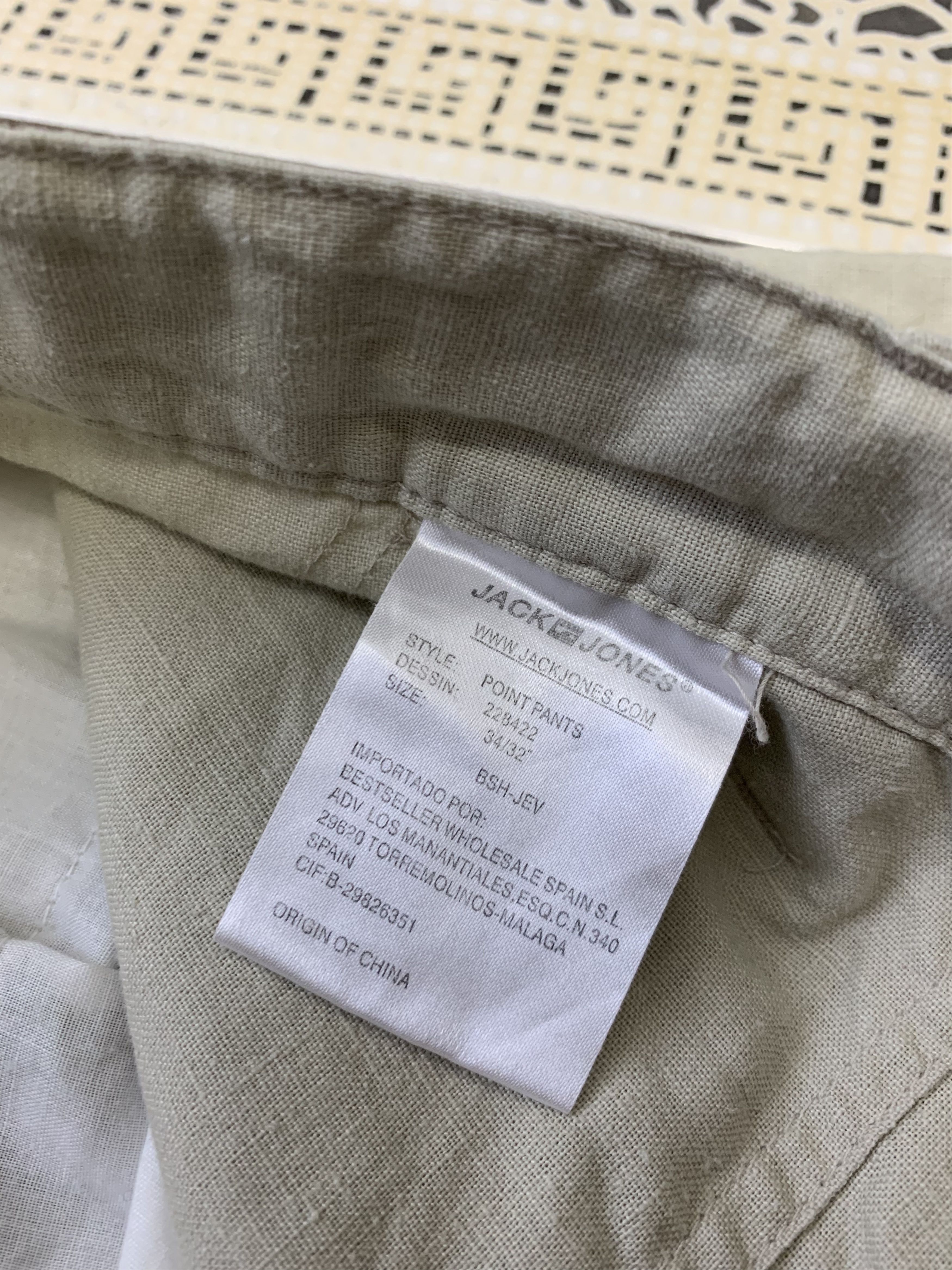 Jack & Jones Jack Jones Multi Pocket pants Linen Size US 34 / EU 50 - 6 Thumbnail