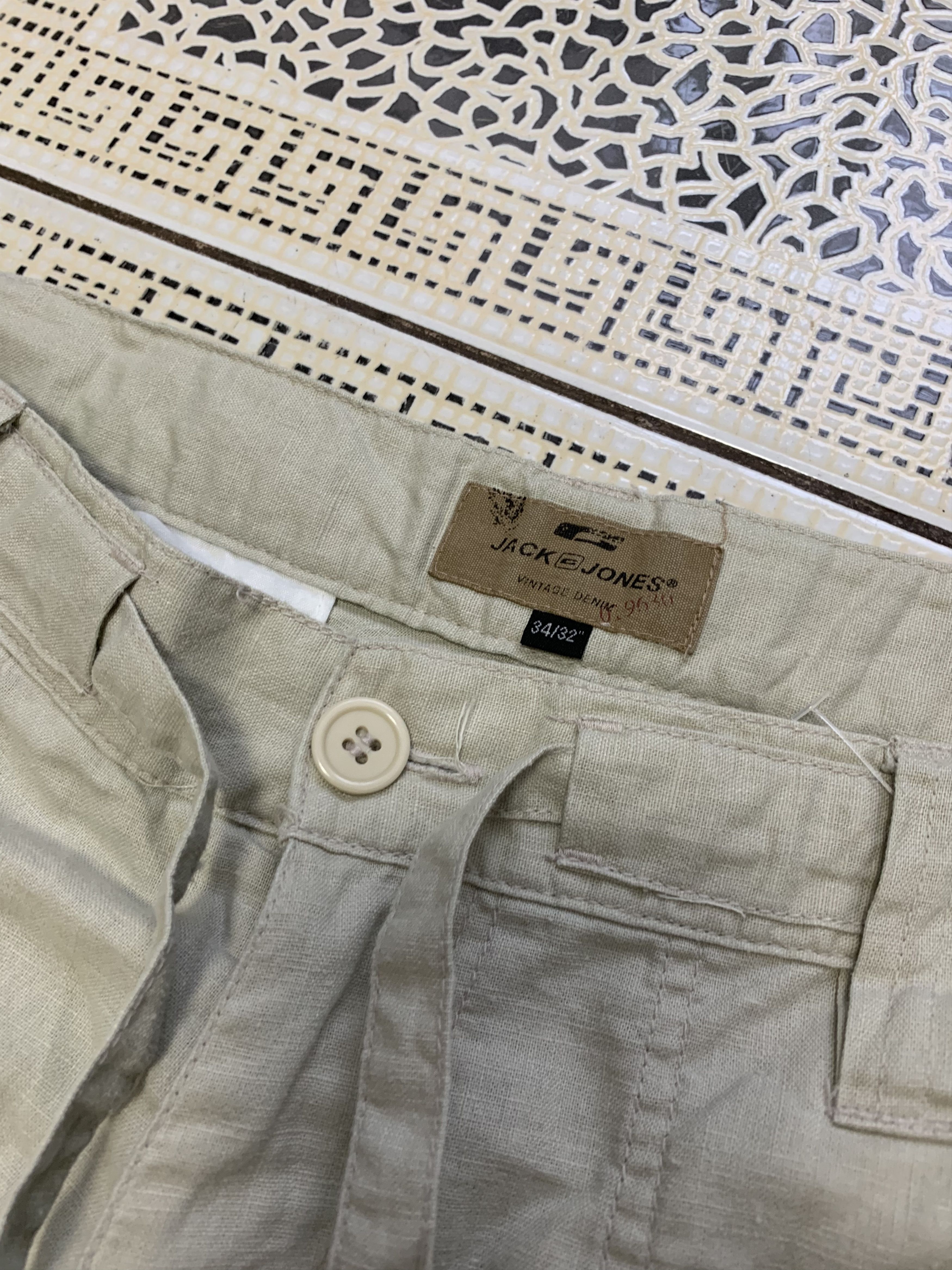 Jack & Jones Jack Jones Multi Pocket pants Linen Size US 34 / EU 50 - 5 Thumbnail