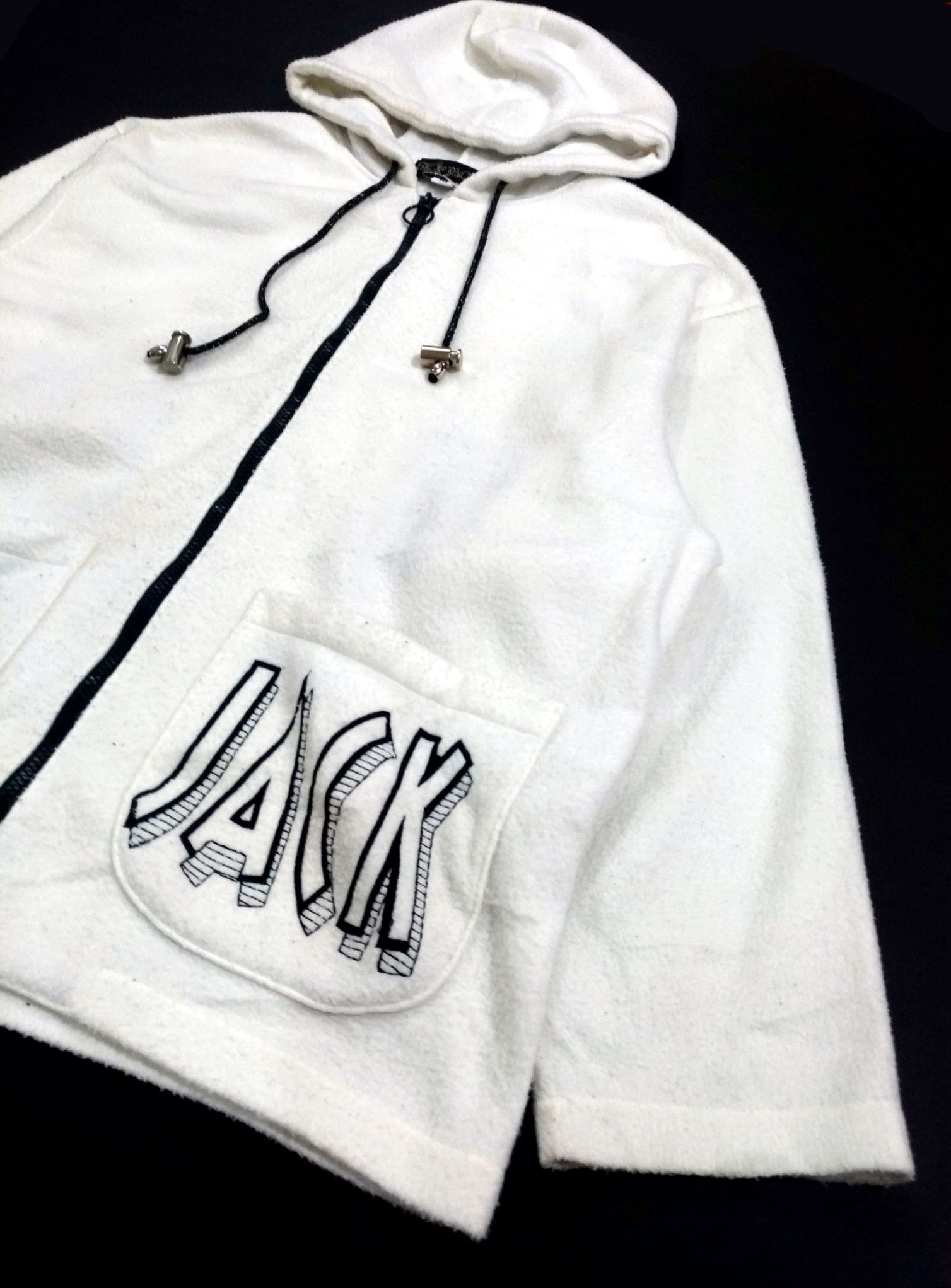 Japanese Brand RARE! VTG SKIP JACK JAPANESE BRAND SPELL OUT HOODIE FLEECE Size US L / EU 52-54 / 3 - 5 Thumbnail