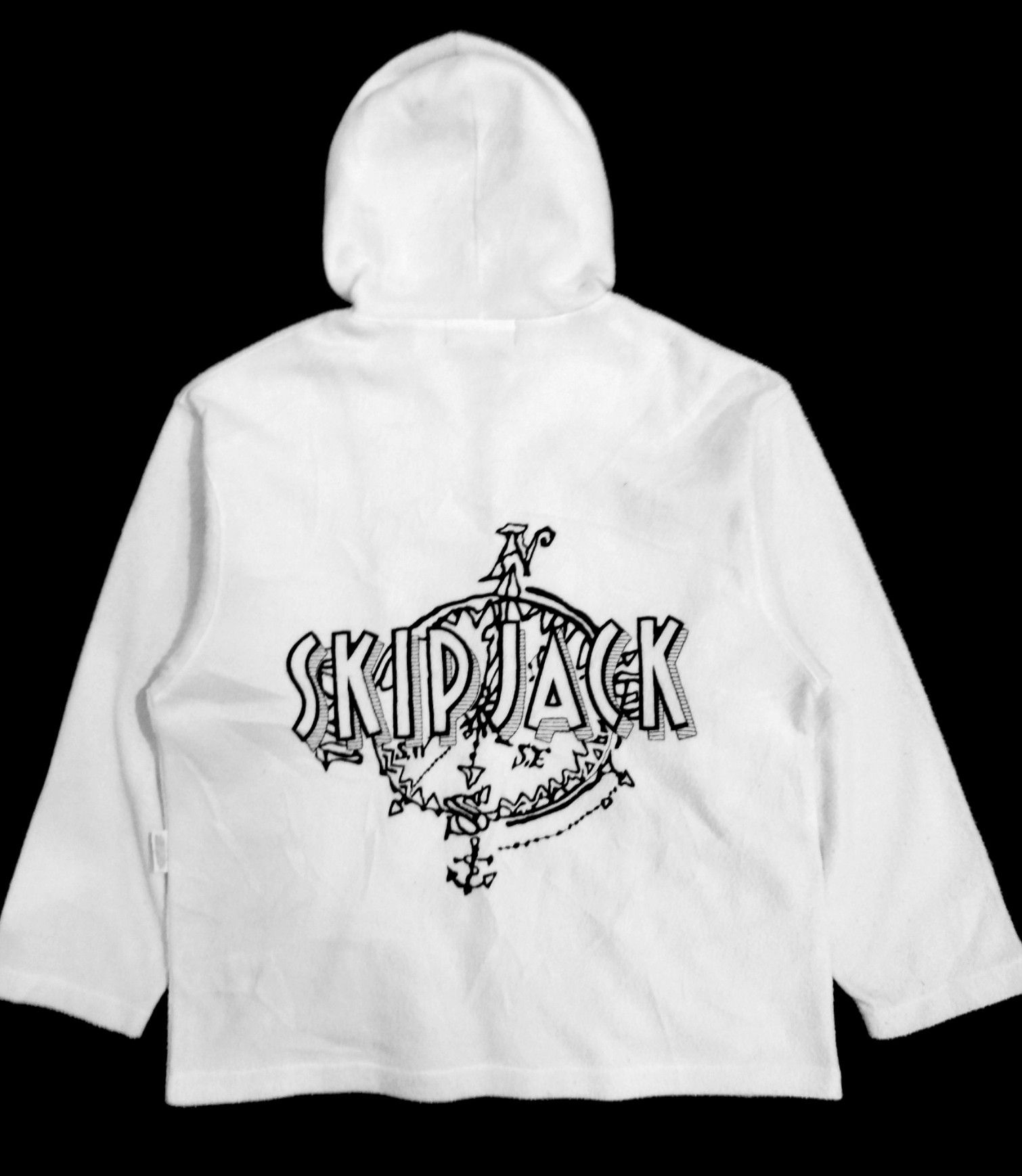 Japanese Brand RARE! VTG SKIP JACK JAPANESE BRAND SPELL OUT HOODIE FLEECE Size US L / EU 52-54 / 3 - 1 Thumbnail