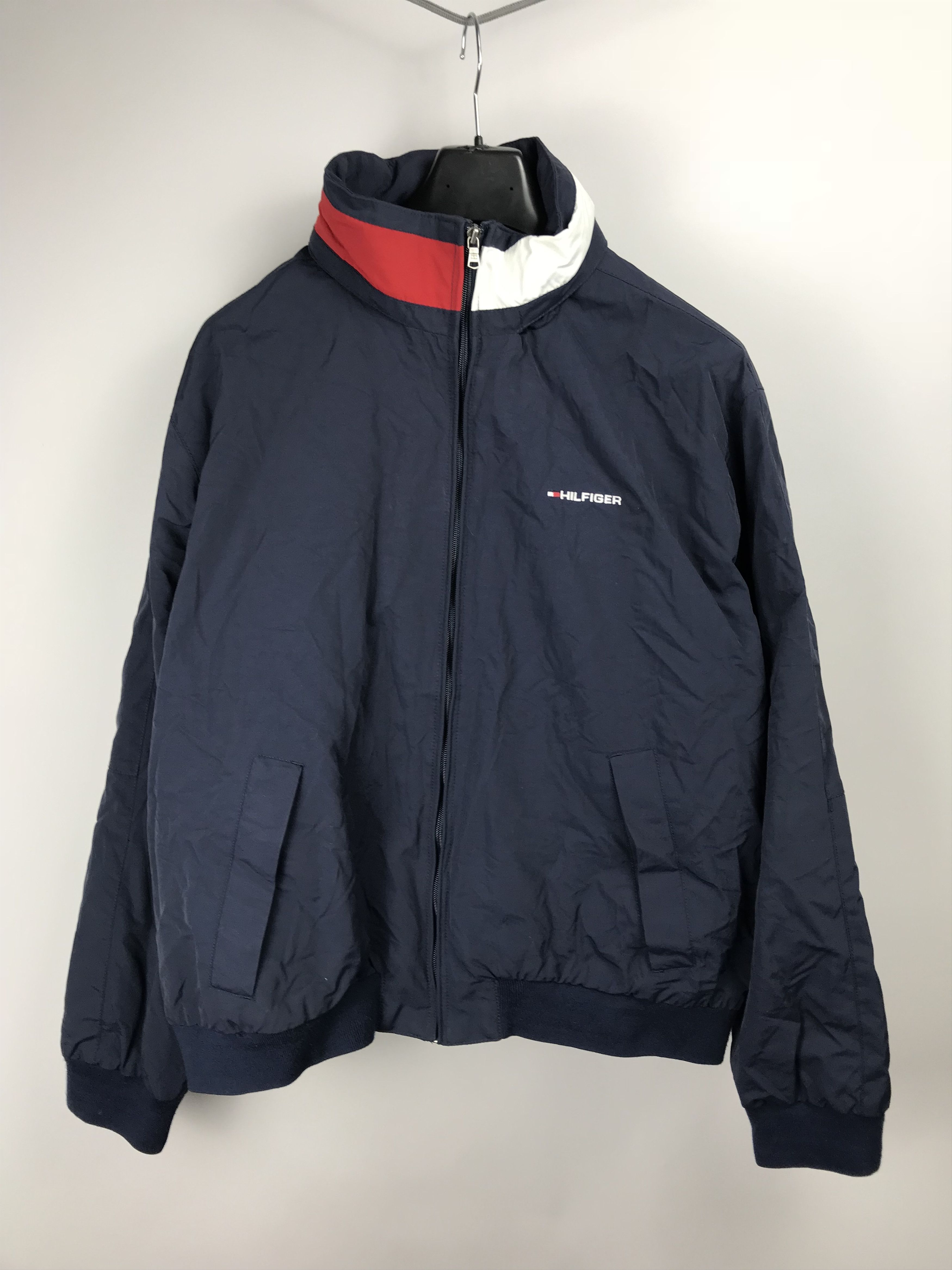 Tommy Hilfiger × Tommy Jeans × Vintage Tommy Hilfiger Vintage Nylon Hooded Jacket XXL 2XL Size US XXL / EU 58 / 5 - 1 Thumbnail