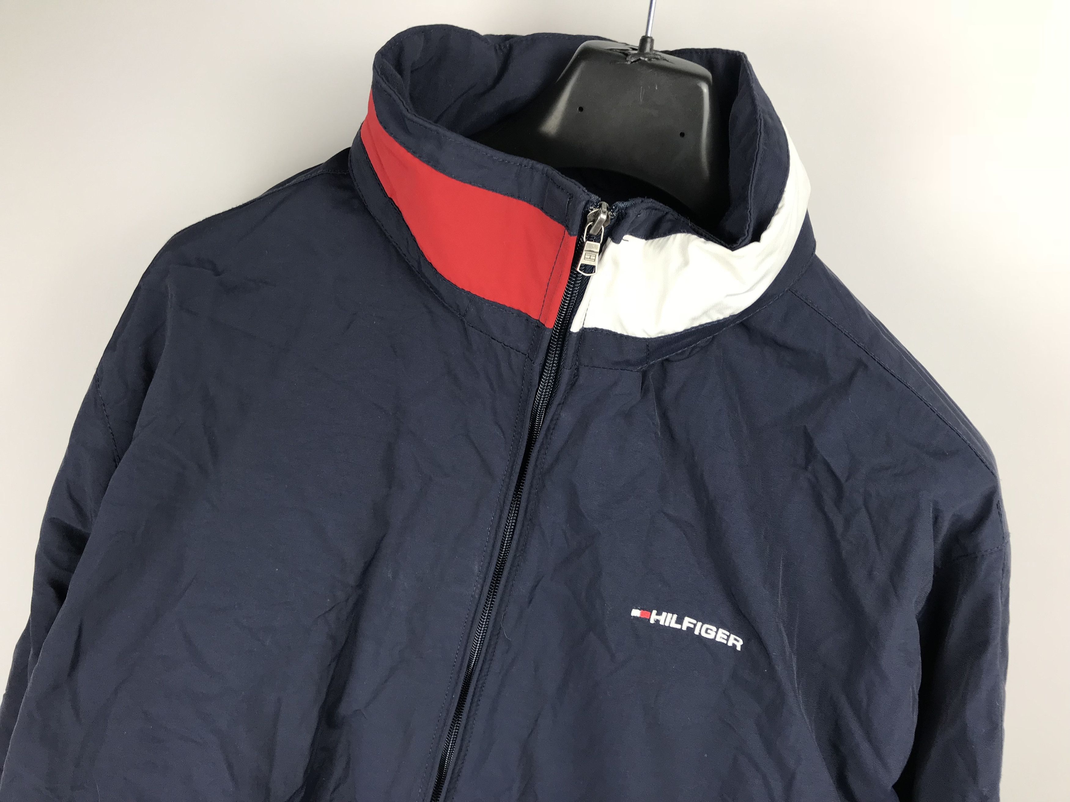 Tommy Hilfiger × Tommy Jeans × Vintage Tommy Hilfiger Vintage Nylon Hooded Jacket XXL 2XL Size US XXL / EU 58 / 5 - 2 Thumbnail