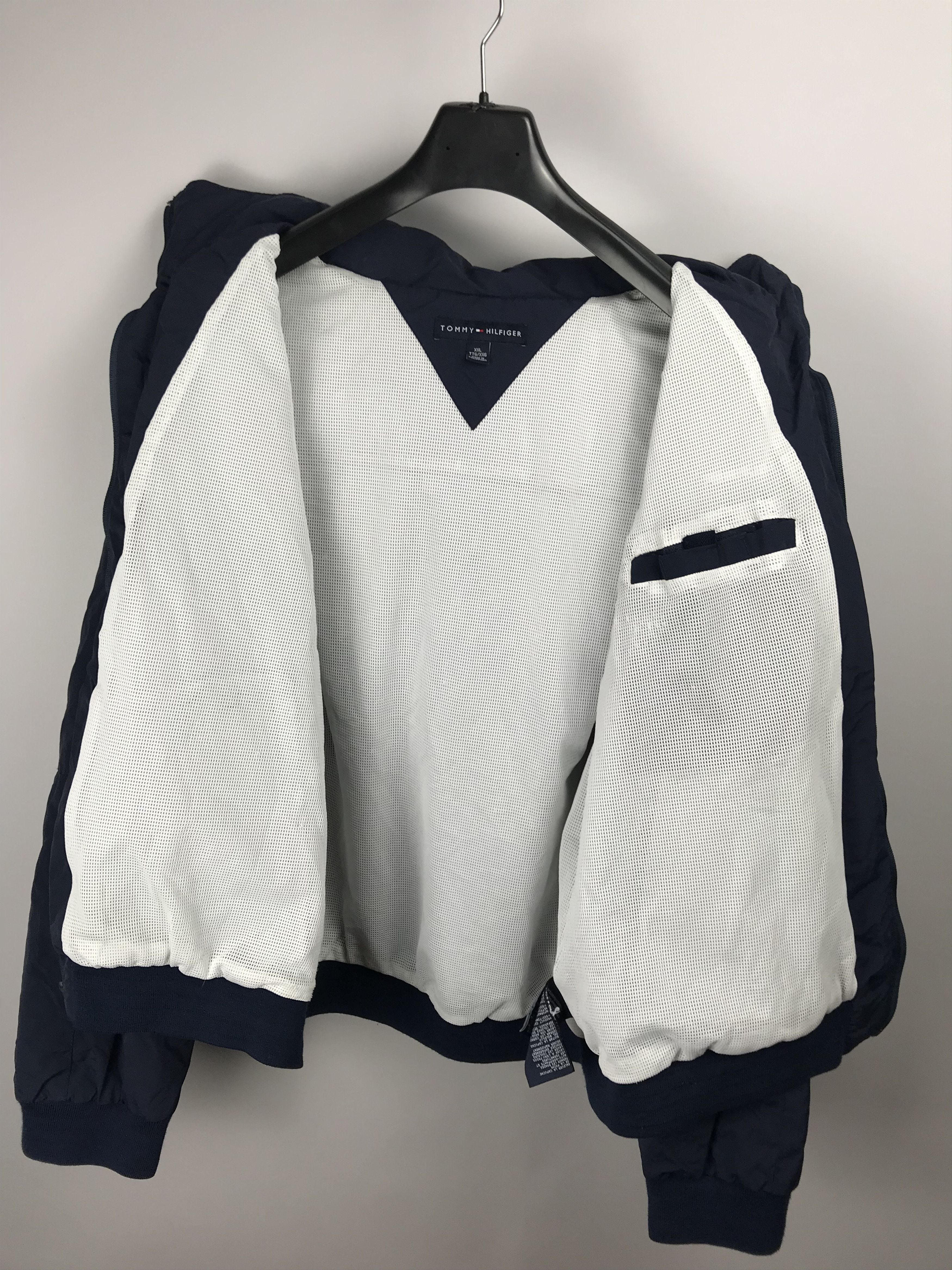 Tommy Hilfiger × Tommy Jeans × Vintage Tommy Hilfiger Vintage Nylon Hooded Jacket XXL 2XL Size US XXL / EU 58 / 5 - 6 Thumbnail