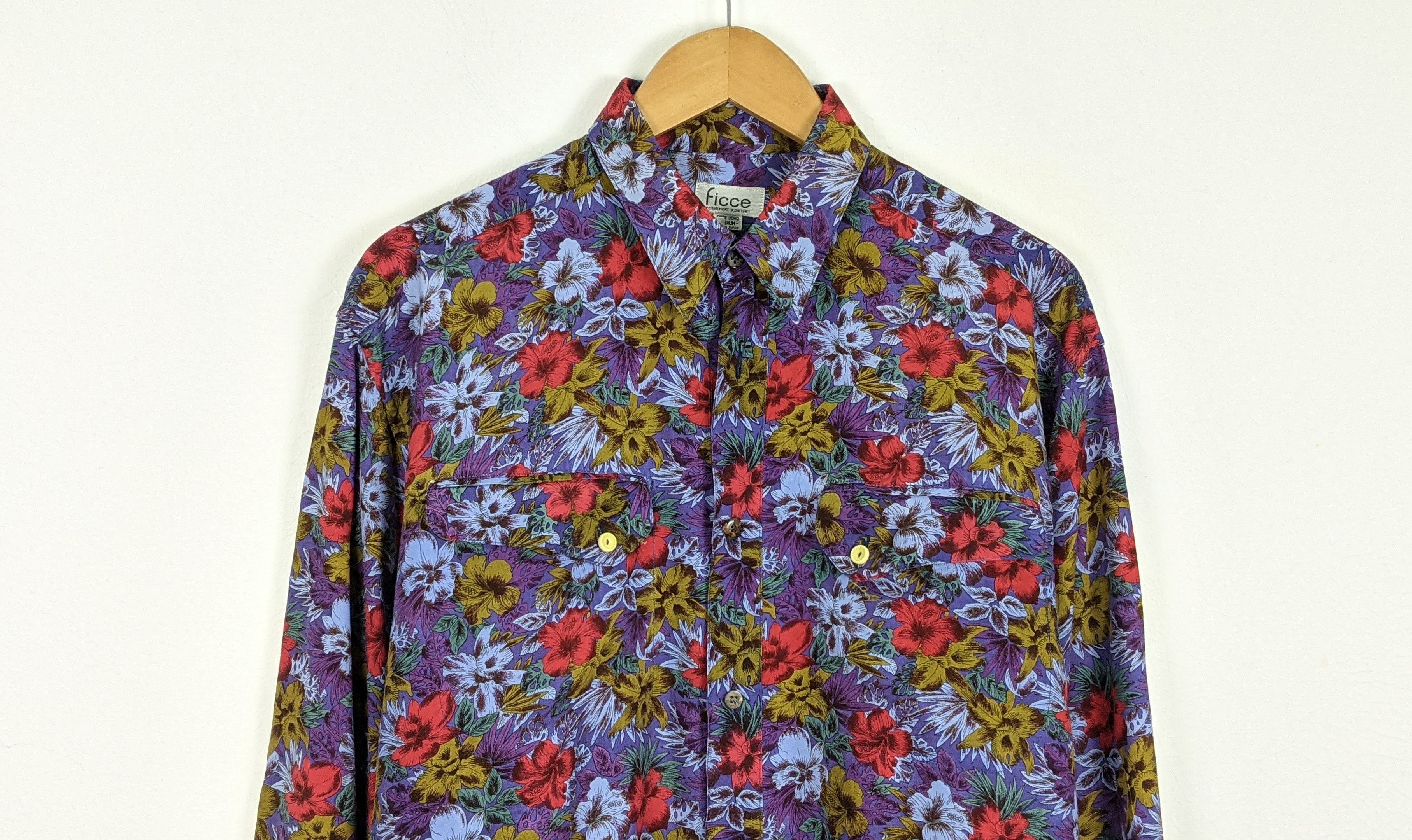 Yoshiyuki Konishi Yoshiyuki Konishi Ficce Uomo flower paisley button up shirt Size US M / EU 48-50 / 2 - 2 Thumbnail