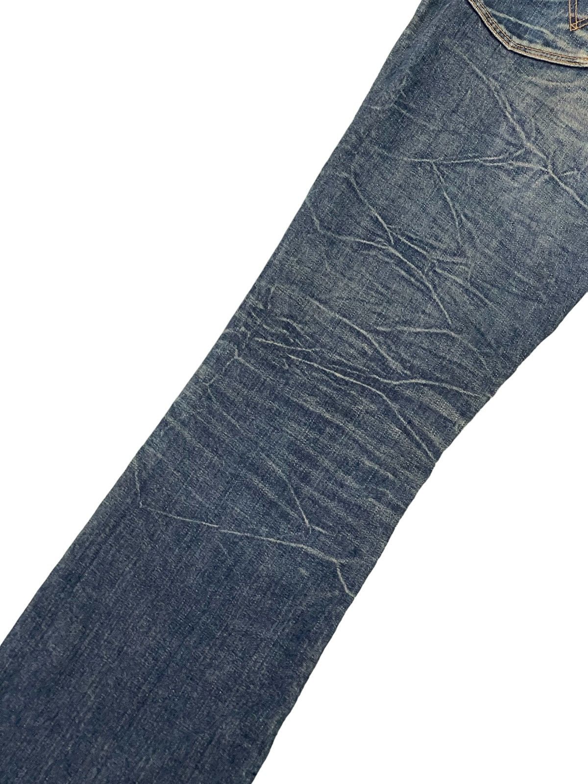 Japanese Brand Flare Jeans Wrangler Japan Acid Wash Boot Cut Denim 2🟦2 Size US 30 / EU 46 - 17 Thumbnail