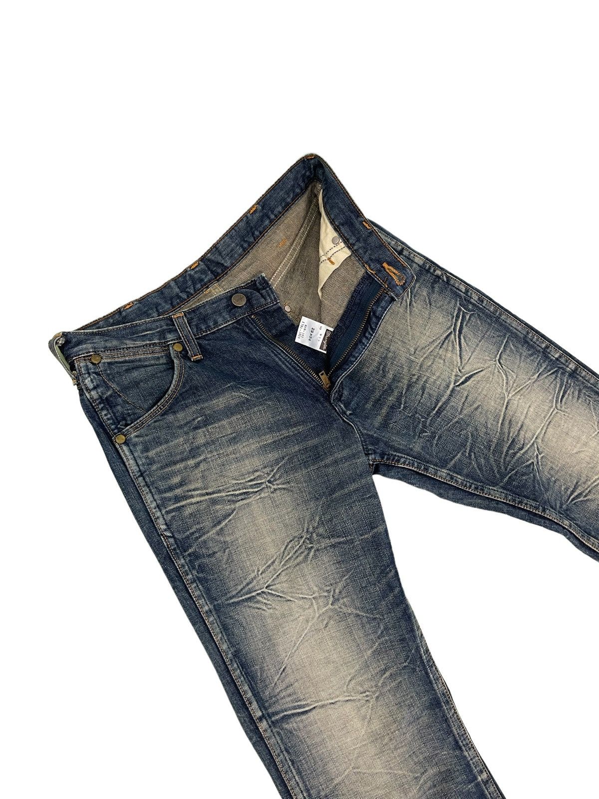 Japanese Brand Flare Jeans Wrangler Japan Acid Wash Boot Cut Denim 2🟦2 Size US 30 / EU 46 - 10 Thumbnail