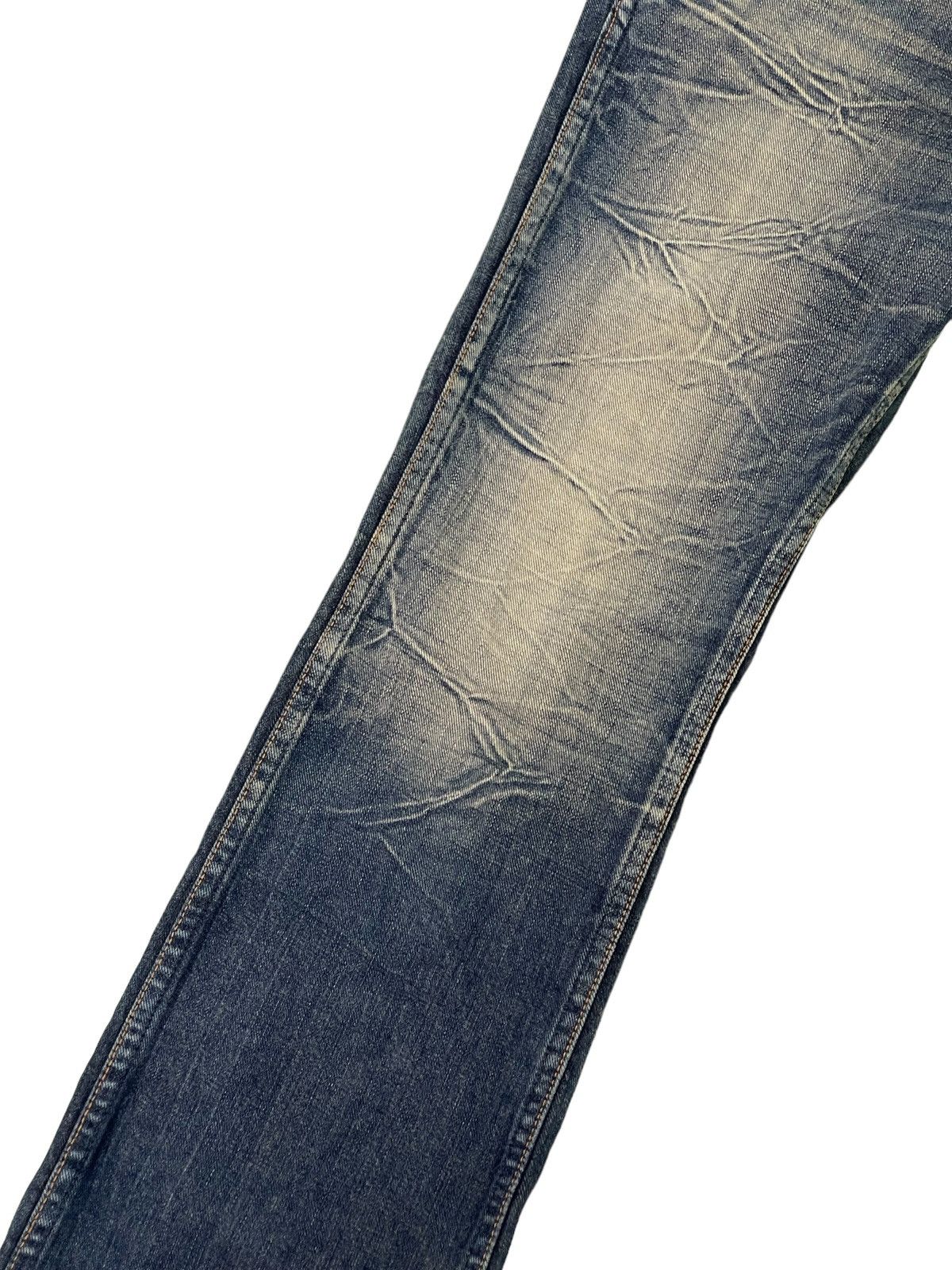 Japanese Brand Flare Jeans Wrangler Japan Acid Wash Boot Cut Denim 2🟦2 Size US 30 / EU 46 - 7 Thumbnail