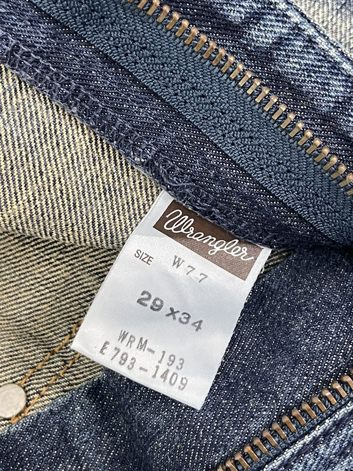 Japanese Brand Flare Jeans Wrangler Japan Acid Wash Boot Cut Denim 2🟦2 Size US 30 / EU 46 - 20 Thumbnail