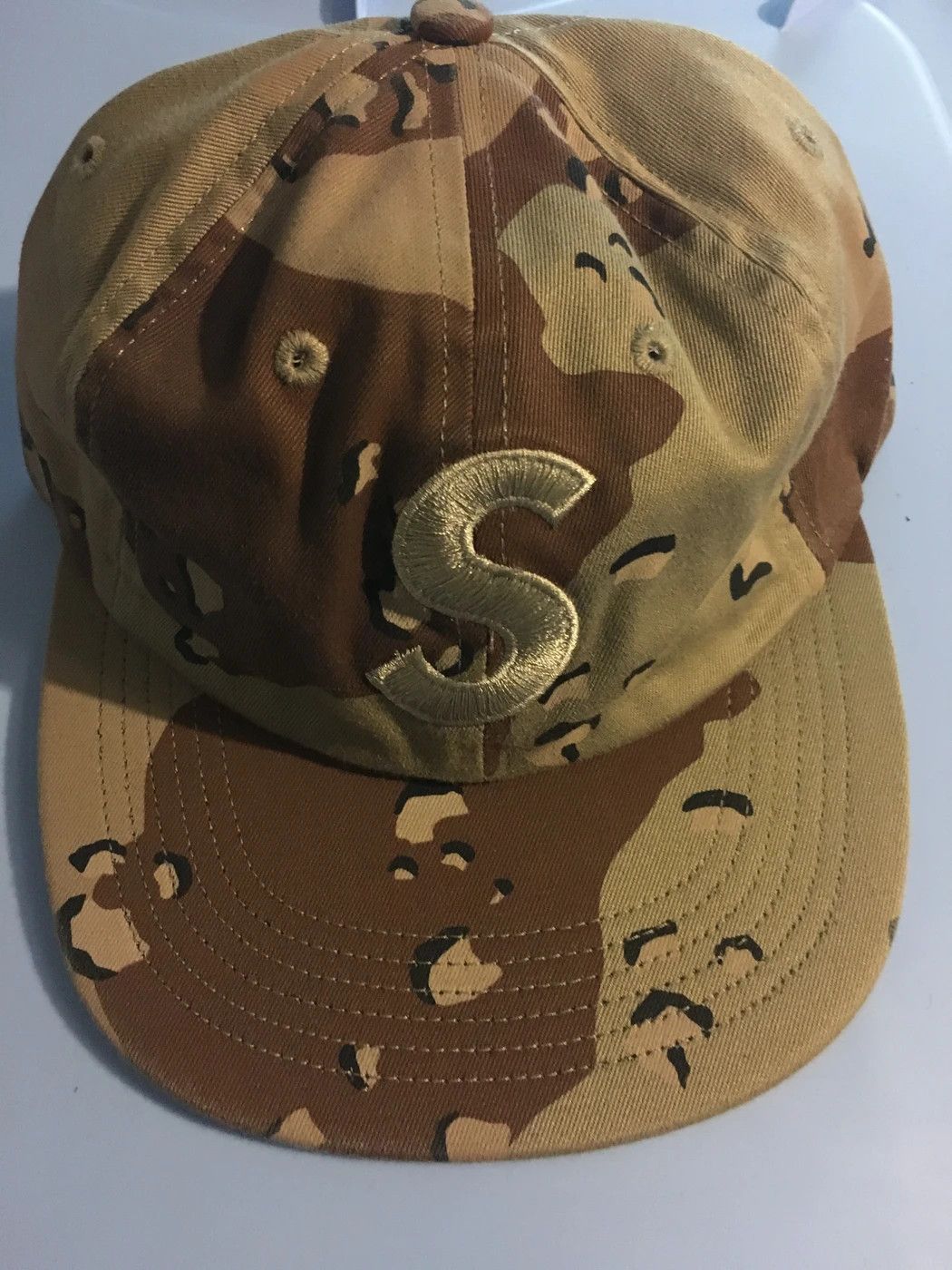 帽子 Supreme Tonal S Logo 6-Panel Desert Camo Supreme Supreme Tonal S Logo 6 Panel Cap Desert Camo FW17 | Grailed