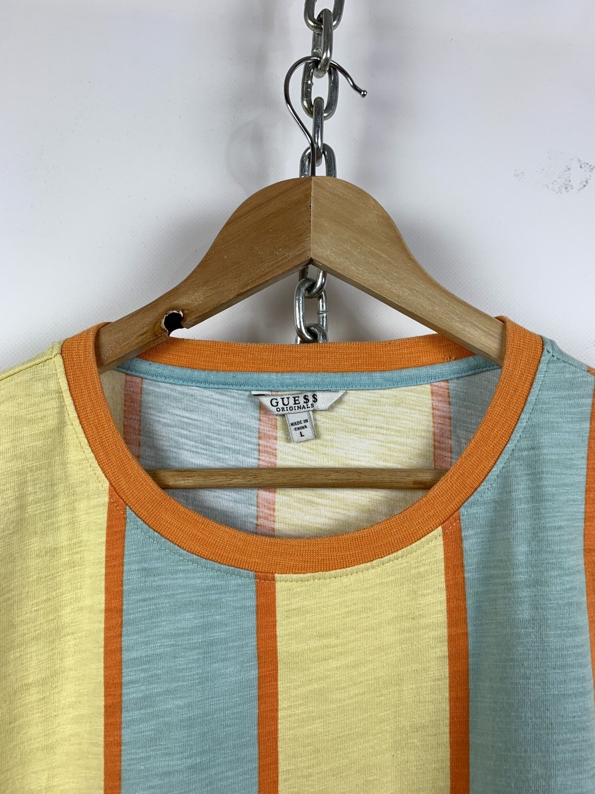 A$AP Rocky × Guess Guess x ASAP Rocky Vertical Striped T-Shirt Size US L / EU 52-54 / 3 - 10 Thumbnail