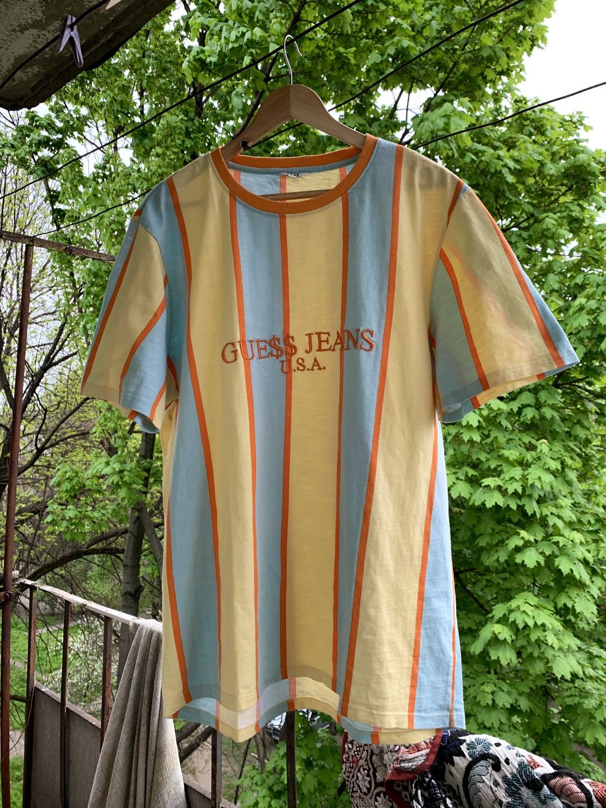 A$AP Rocky × Guess Guess x ASAP Rocky Vertical Striped T-Shirt Size US L / EU 52-54 / 3 - 2 Thumbnail