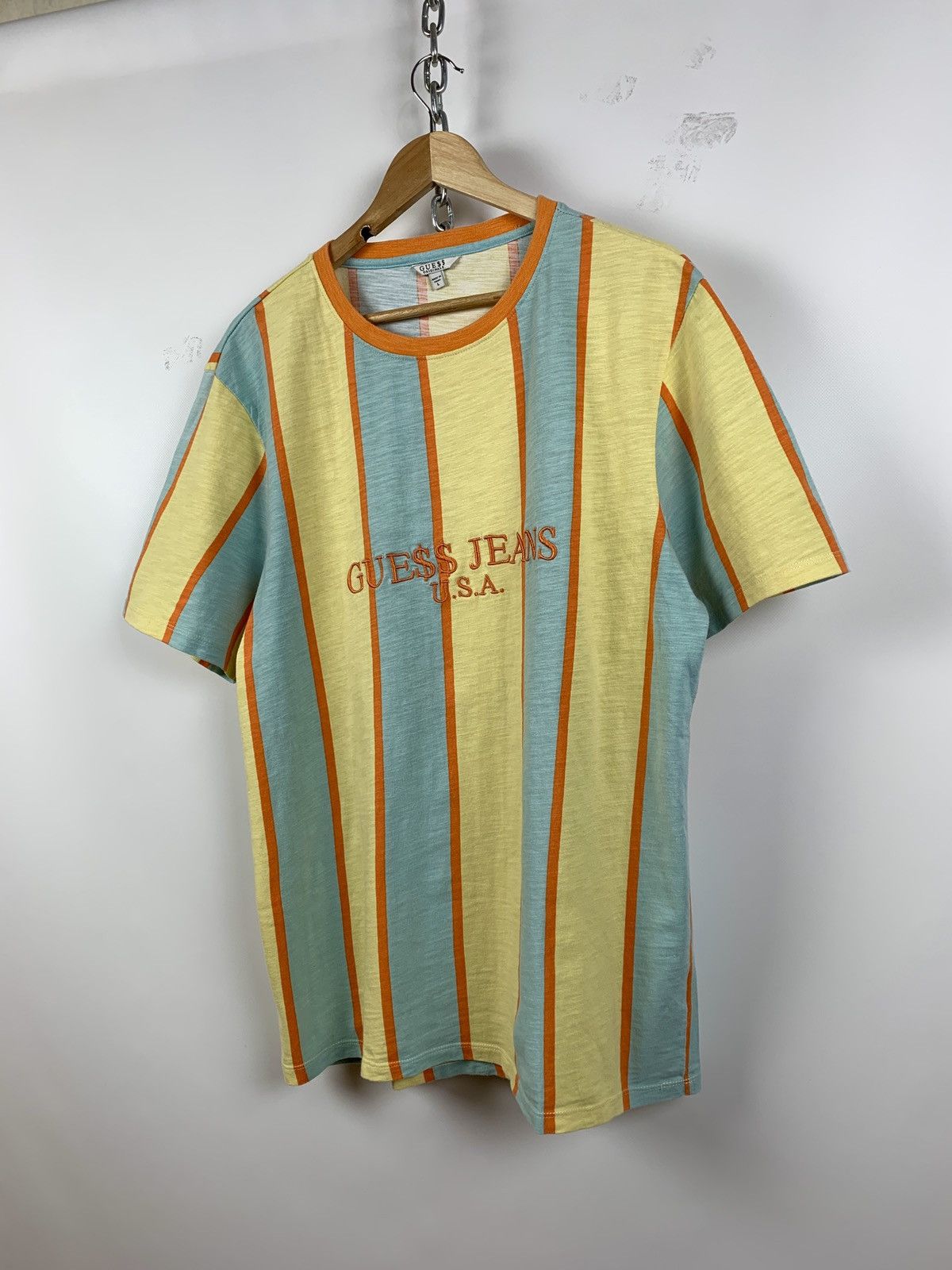 A$AP Rocky × Guess Guess x ASAP Rocky Vertical Striped T-Shirt Size US L / EU 52-54 / 3 - 3 Thumbnail