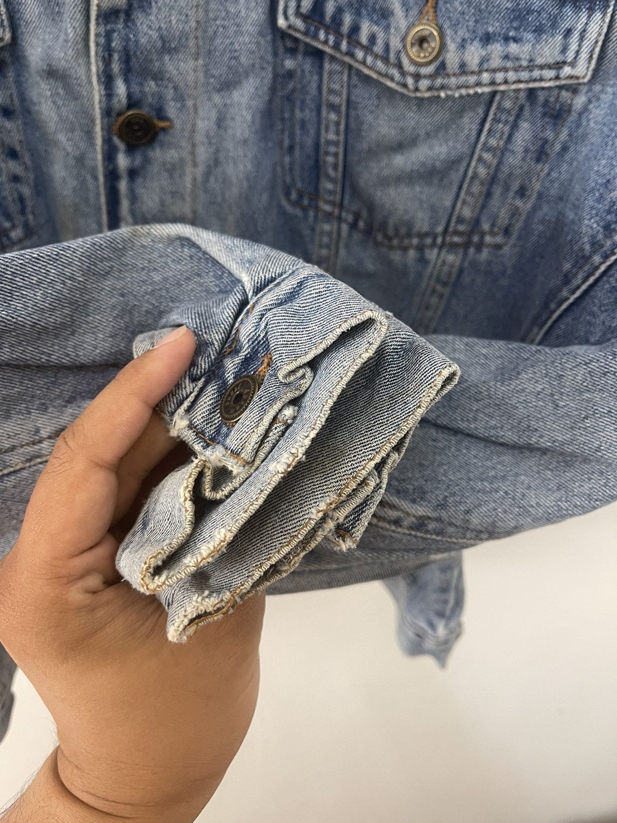 Japanese Brand × Vintage Vintage Dynam Blue Washed Trucker Denim Jacket Size US L / EU 52-54 / 3 - 5 Thumbnail