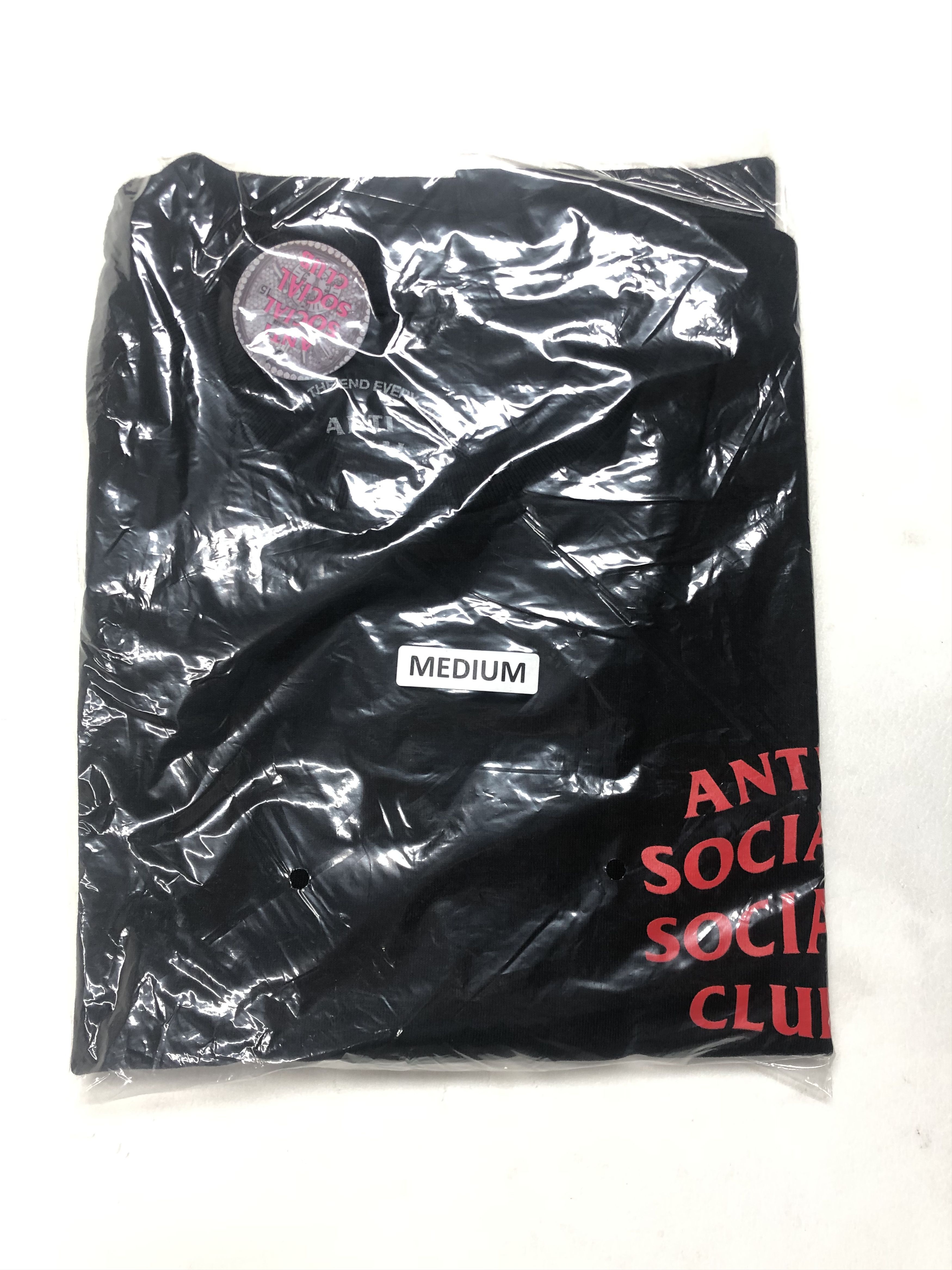 Anti Social Social Club × Members Only DS member exclusive Red ASSC Omakase black tee BAPE Supreme Size US M / EU 48-50 / 2 - 2 Thumbnail