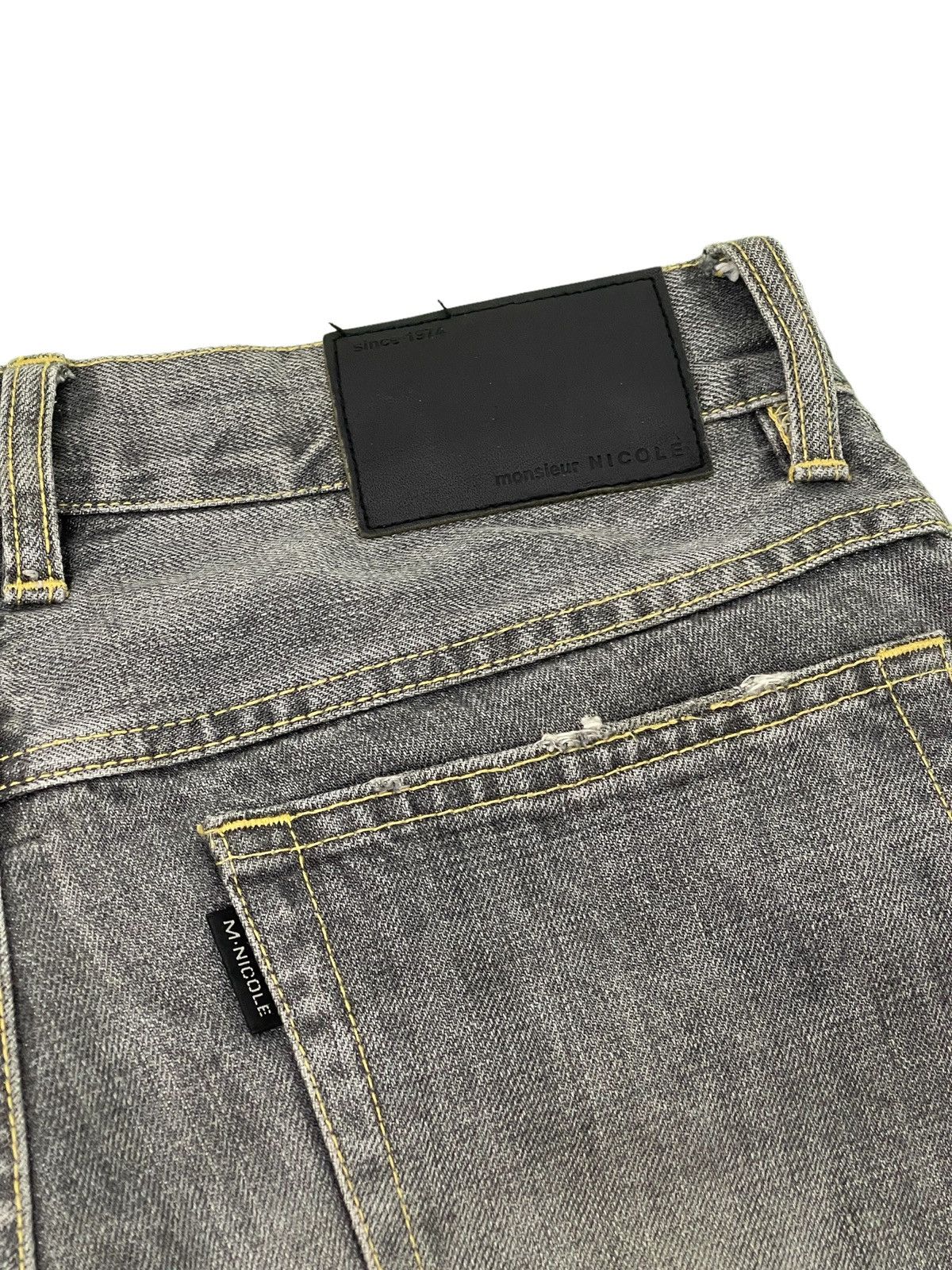 Japanese Brand Flare Jeans M. Nicole Japan Boot Cut Denim 2🟦1 Size US 31 - 17 Thumbnail