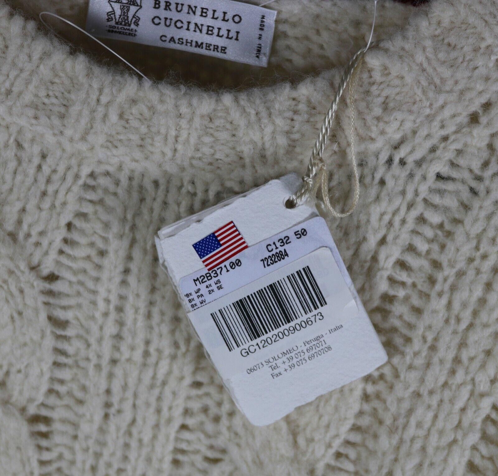 Brunello Cucinelli Brunello Cucinelli Alpaca Cashmere Cable Knit Sweater 50 Size US L / EU 52-54 / 3 - 7 Thumbnail