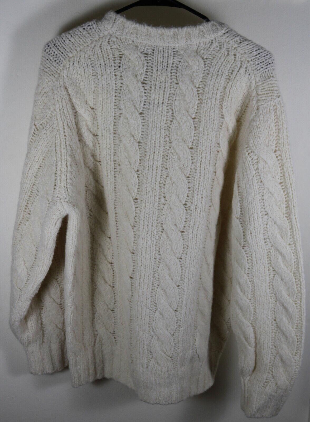 Brunello Cucinelli Brunello Cucinelli Alpaca Cashmere Cable Knit Sweater 50 Size US L / EU 52-54 / 3 - 4 Thumbnail