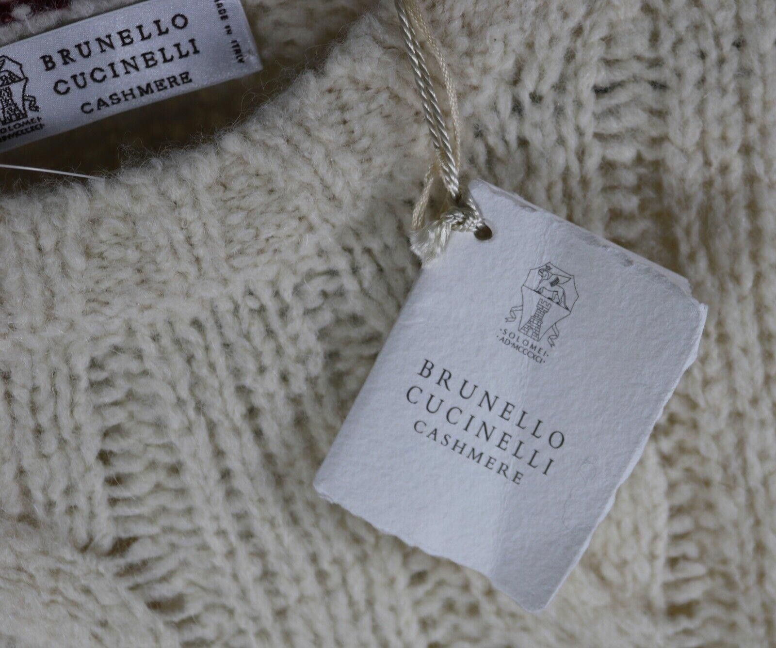 Brunello Cucinelli Brunello Cucinelli Alpaca Cashmere Cable Knit Sweater 50 Size US L / EU 52-54 / 3 - 6 Thumbnail