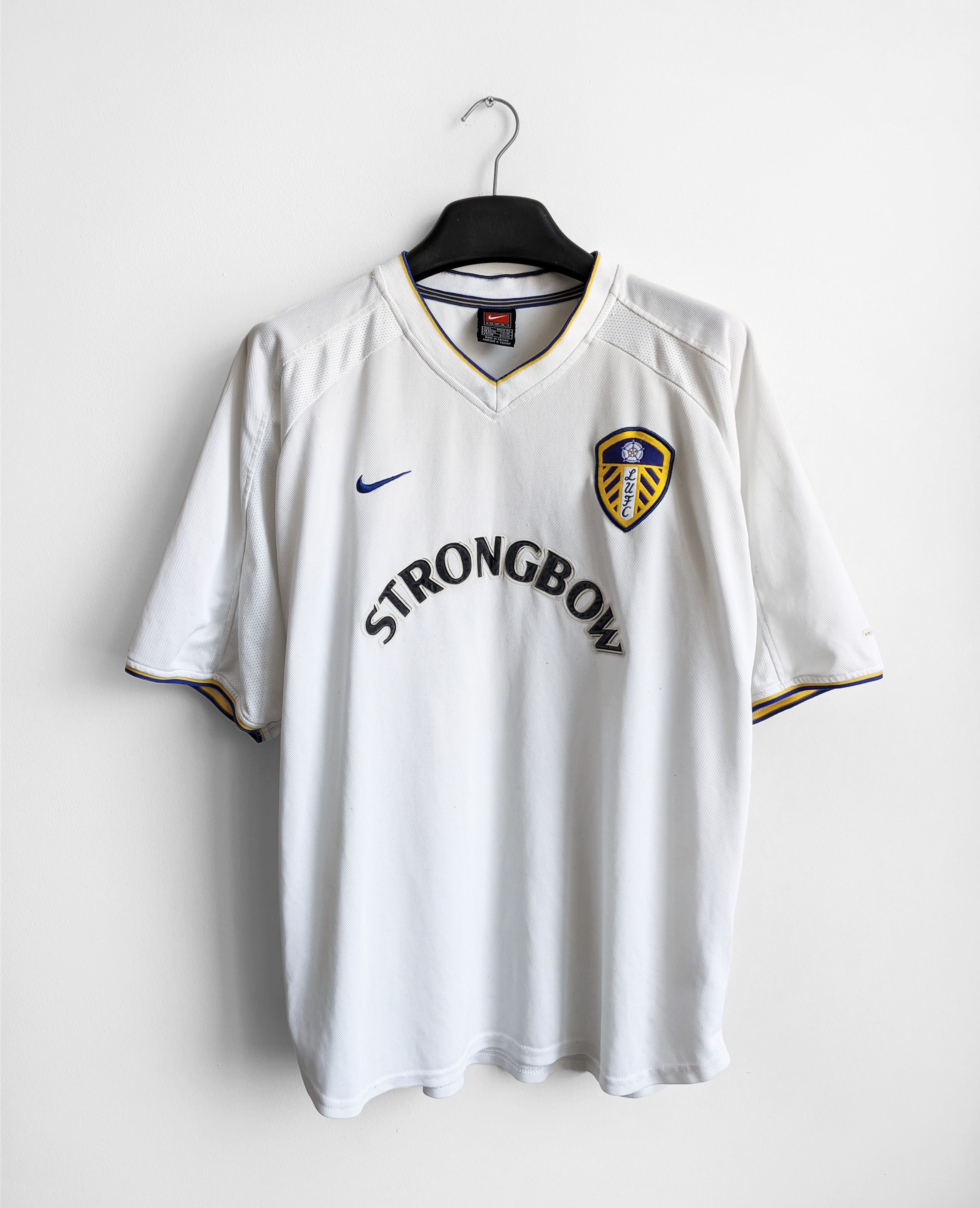 Nike Vintage lufc jersey tshirt strongbow nike 90s Size US L / EU 52-54 / 3 - 1 Thumbnail