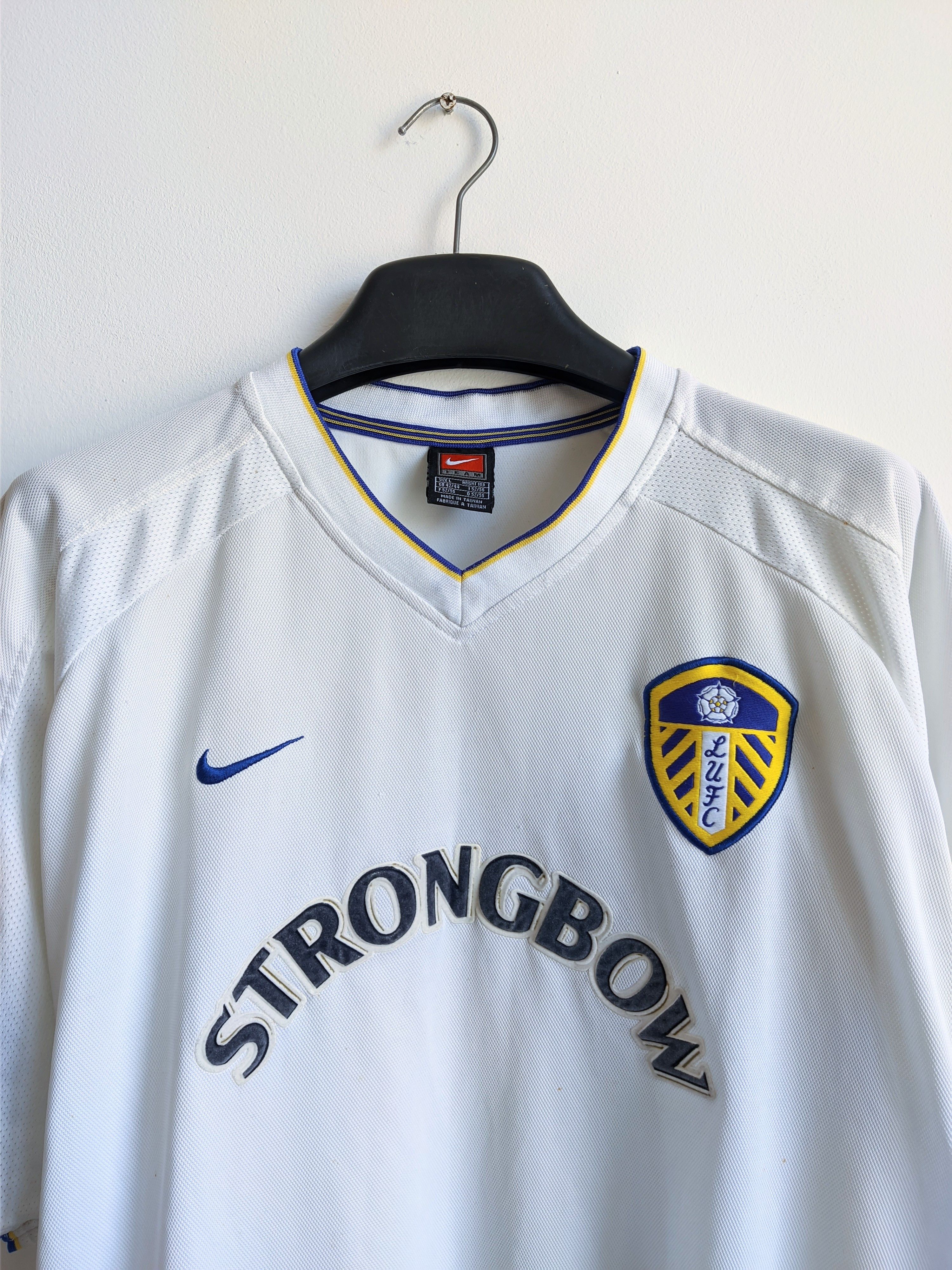 Nike Vintage lufc jersey tshirt strongbow nike 90s Size US L / EU 52-54 / 3 - 2 Thumbnail