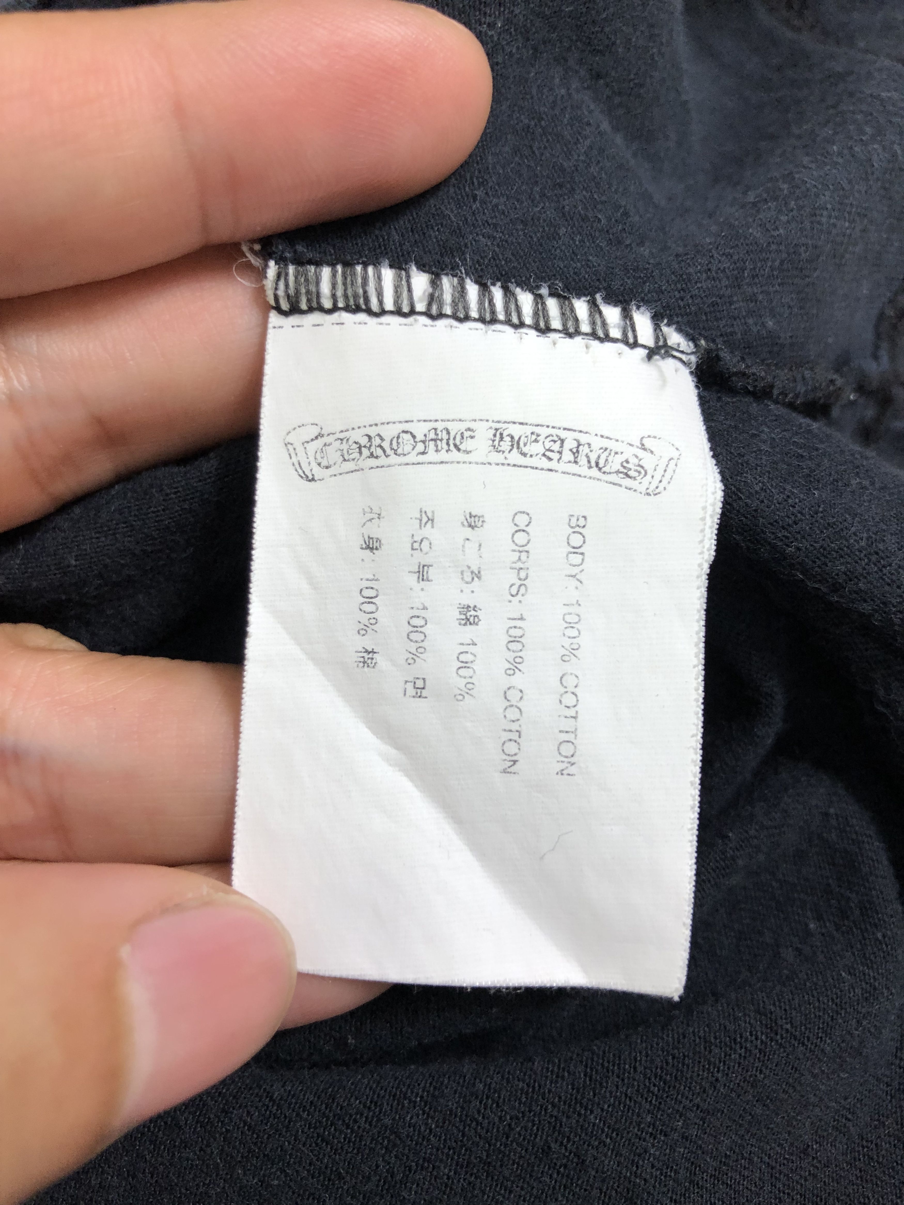 Chrome Hearts CH BIG LOGO SINGLE POCKET T Size US S / EU 44-46 / 1 - 11 Thumbnail