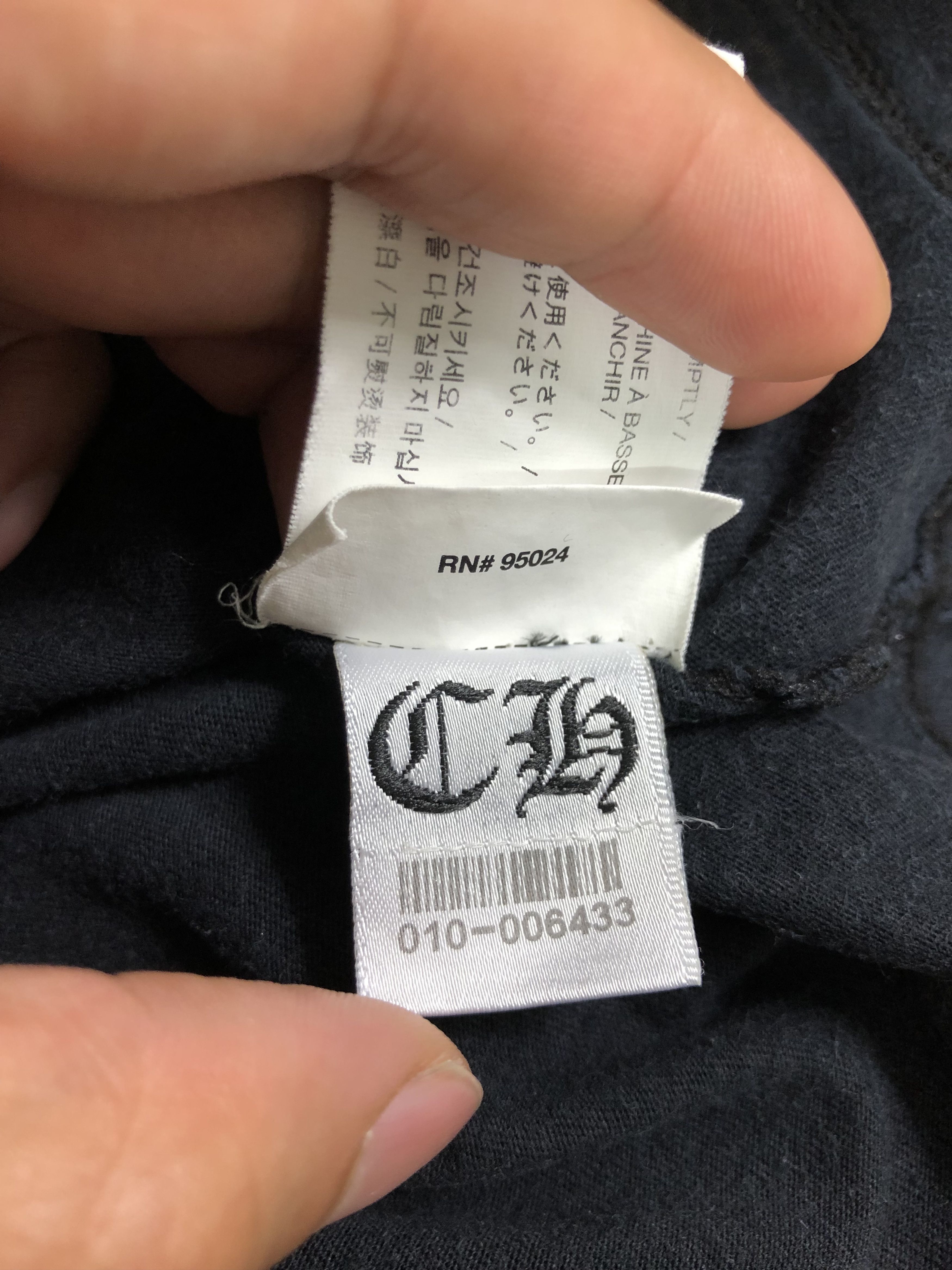 Chrome Hearts CH BIG LOGO SINGLE POCKET T Size US S / EU 44-46 / 1 - 14 Thumbnail