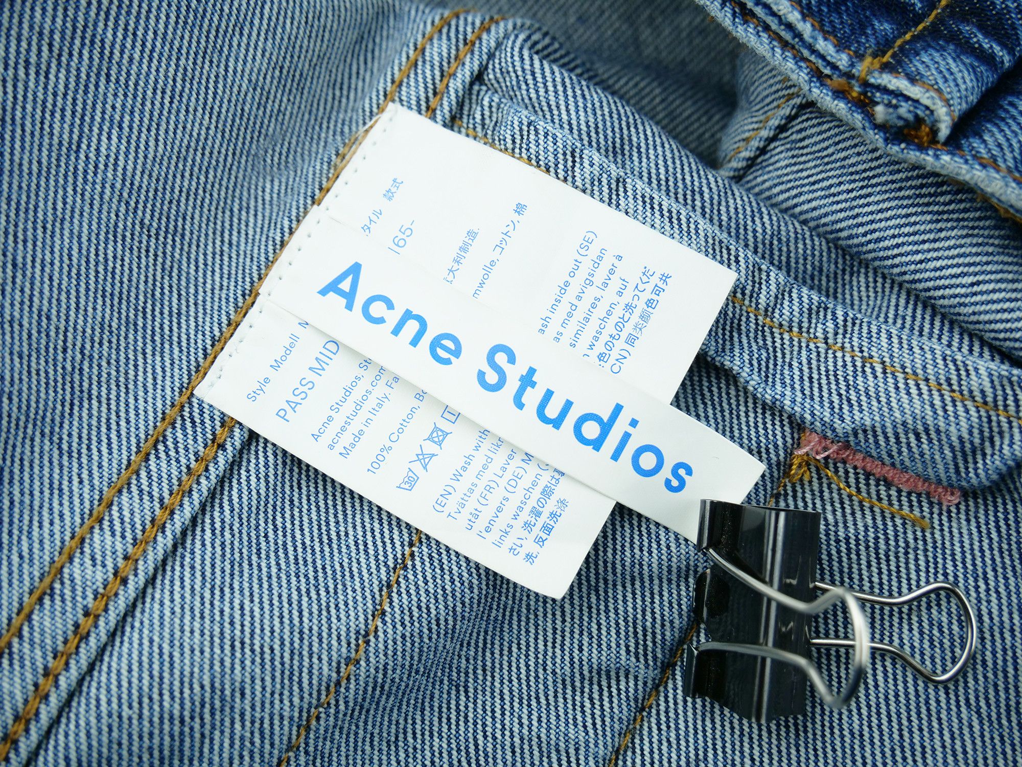 Acne Studios Acne Studios Pass Mid Blue denim jacket Size US M / EU 48-50 / 2 - 7 Thumbnail