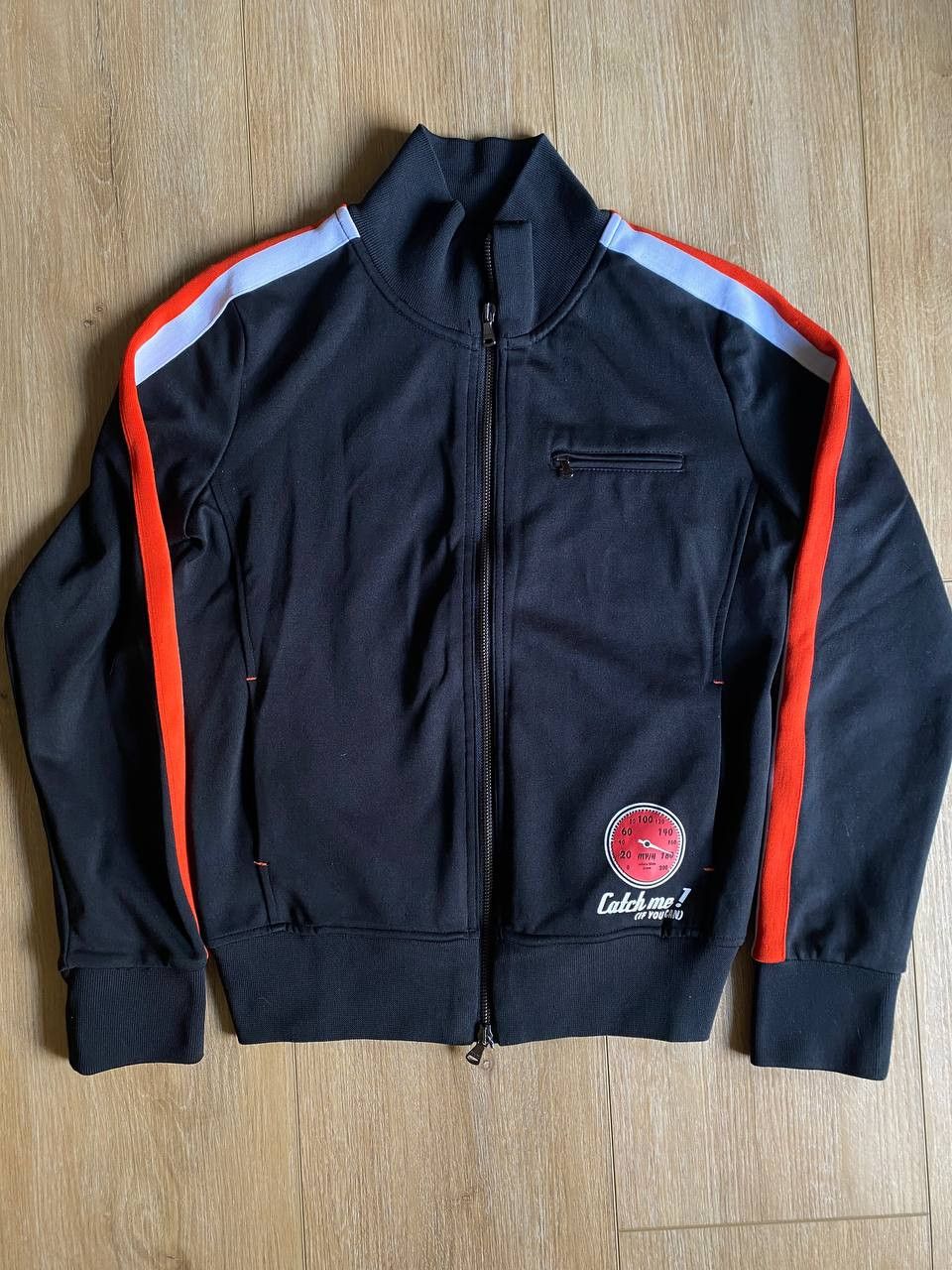 Calvin Klein Calvin Klein Jeans Biker Graphic Track Jacket Y2K Size S / US 4 / IT 40 - 1 Thumbnail