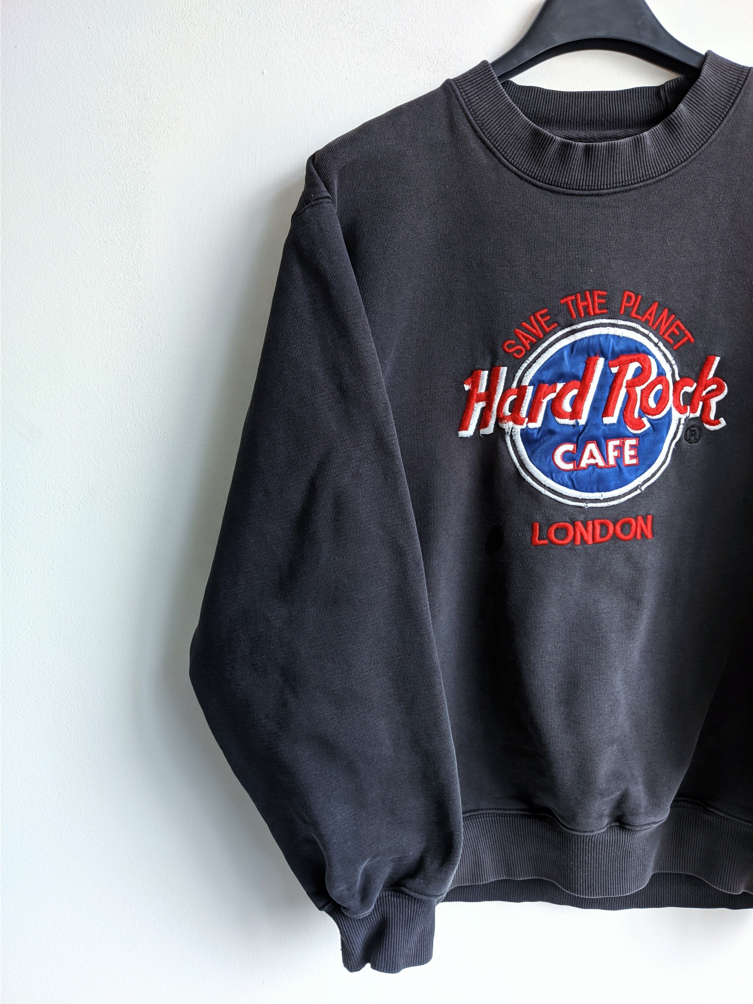 Hard Rock Cafe 90s Hard Rock Cafe london sweathsirt big logo crew neck Size US S / EU 44-46 / 1 - 4 Thumbnail
