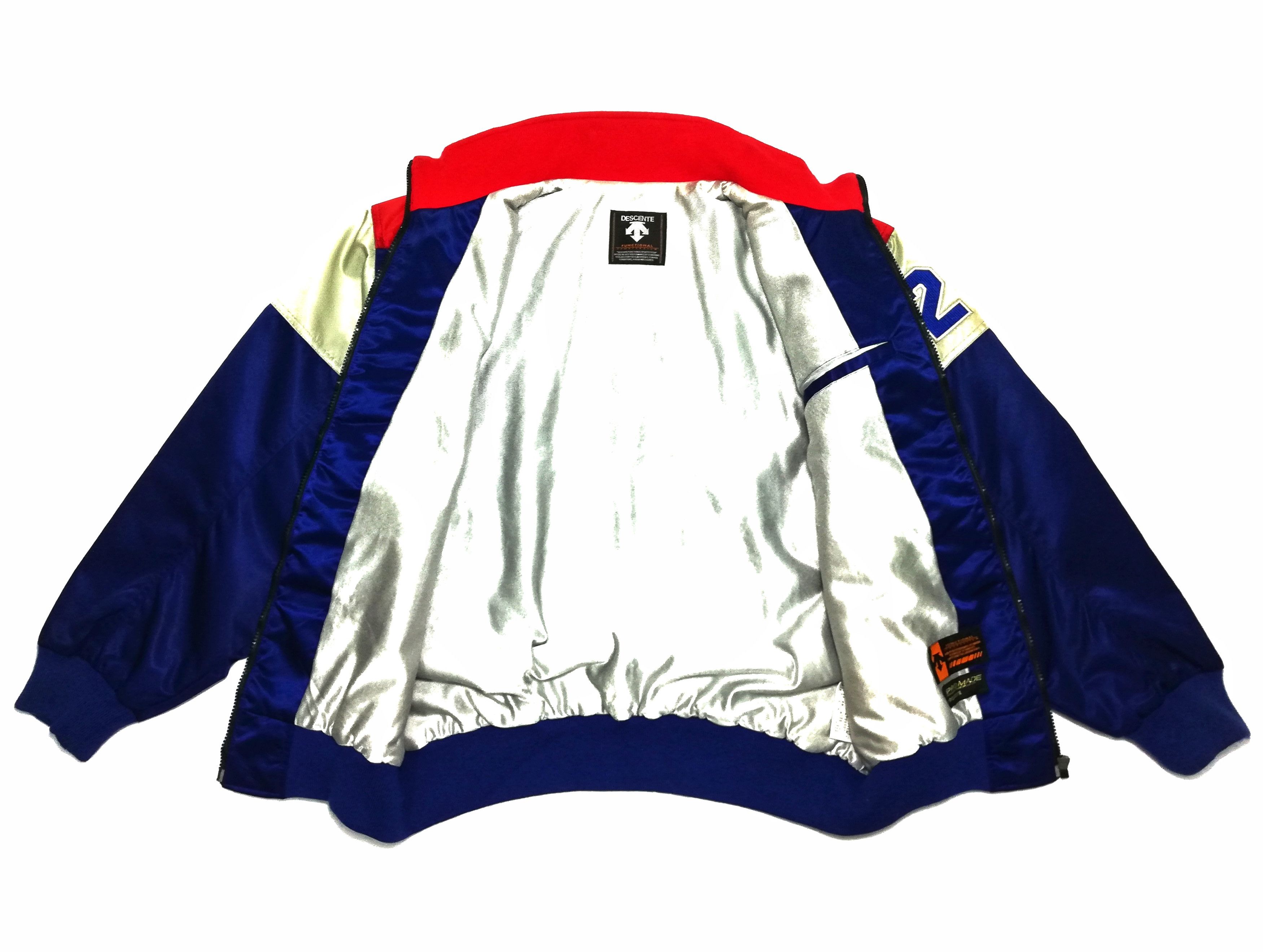 Descente × Japanese Brand 🔥Vintage Panasonic NP 21 Bomber Zipper Jacket Nylon🔥 Size US L / EU 52-54 / 3 - 9 Thumbnail