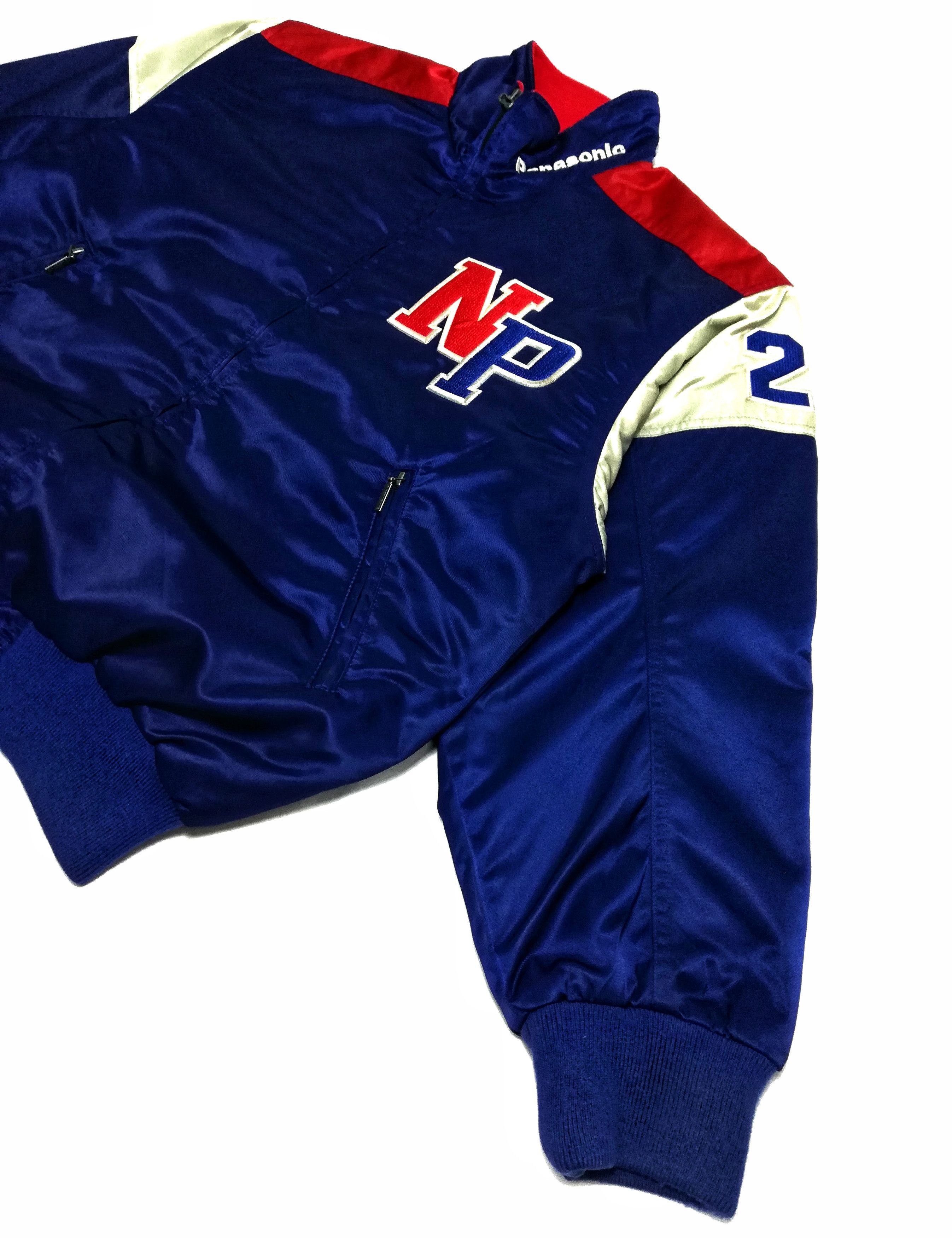 Descente × Japanese Brand 🔥Vintage Panasonic NP 21 Bomber Zipper Jacket Nylon🔥 Size US L / EU 52-54 / 3 - 4 Thumbnail