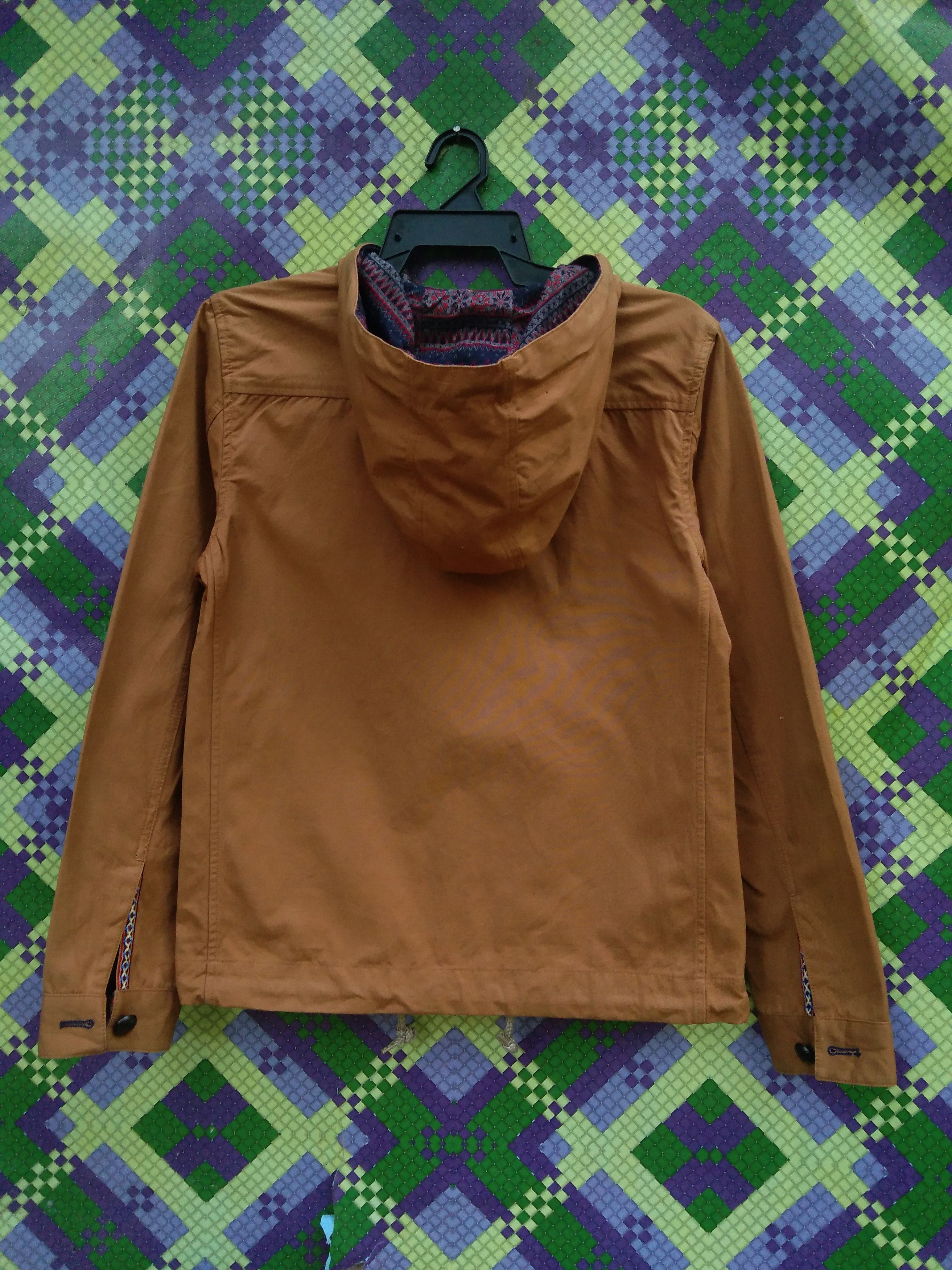 Japanese Brand GLENMIST MEN'S KHAKI JACKET WITH HOOD Size US S / EU 44-46 / 1 - 4 Thumbnail