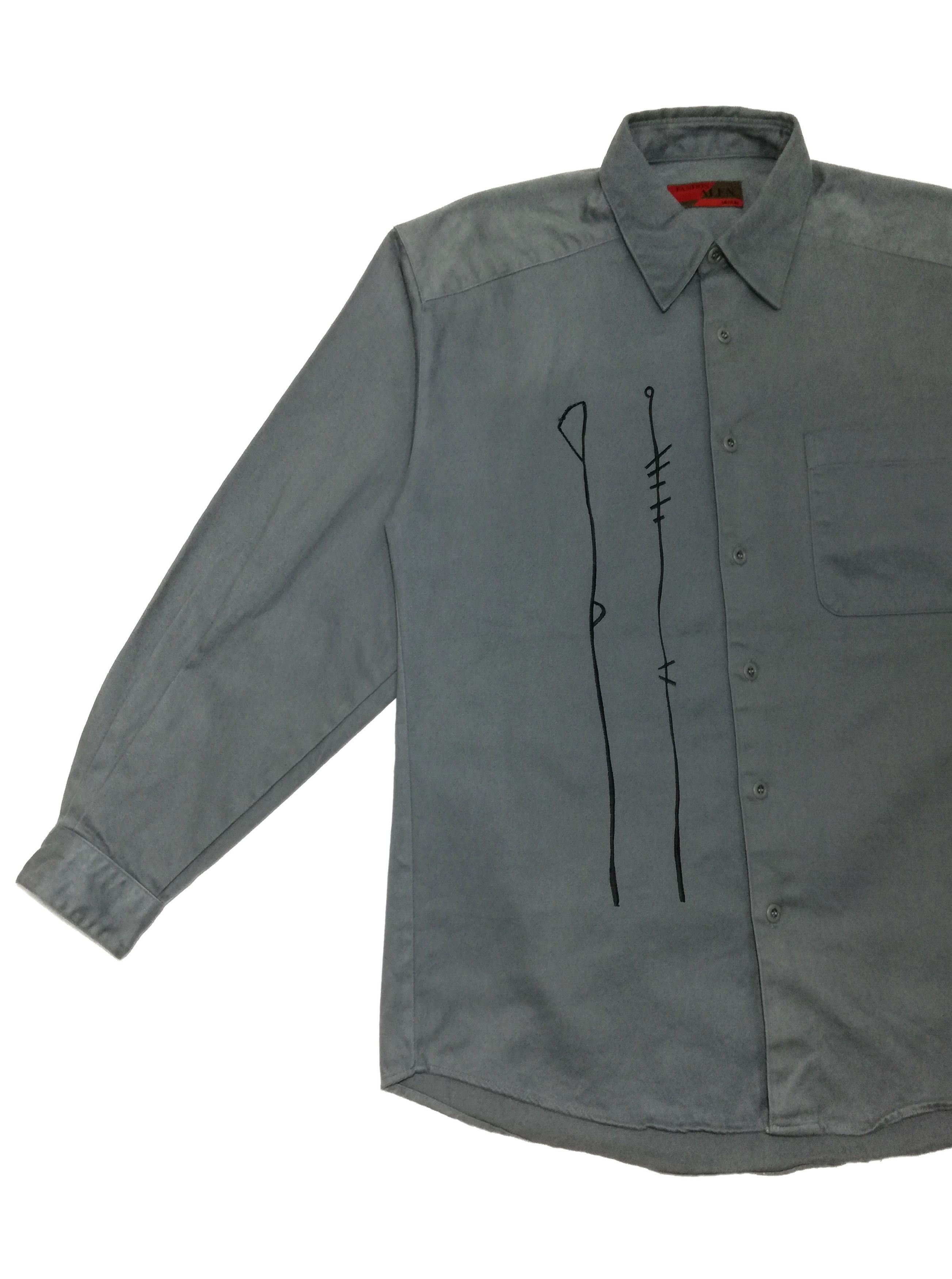 Designer × Japanese Brand 🔥Japanese Fandos Alen Grey Similar Design By John Galliano Size US M / EU 48-50 / 2 - 4 Thumbnail