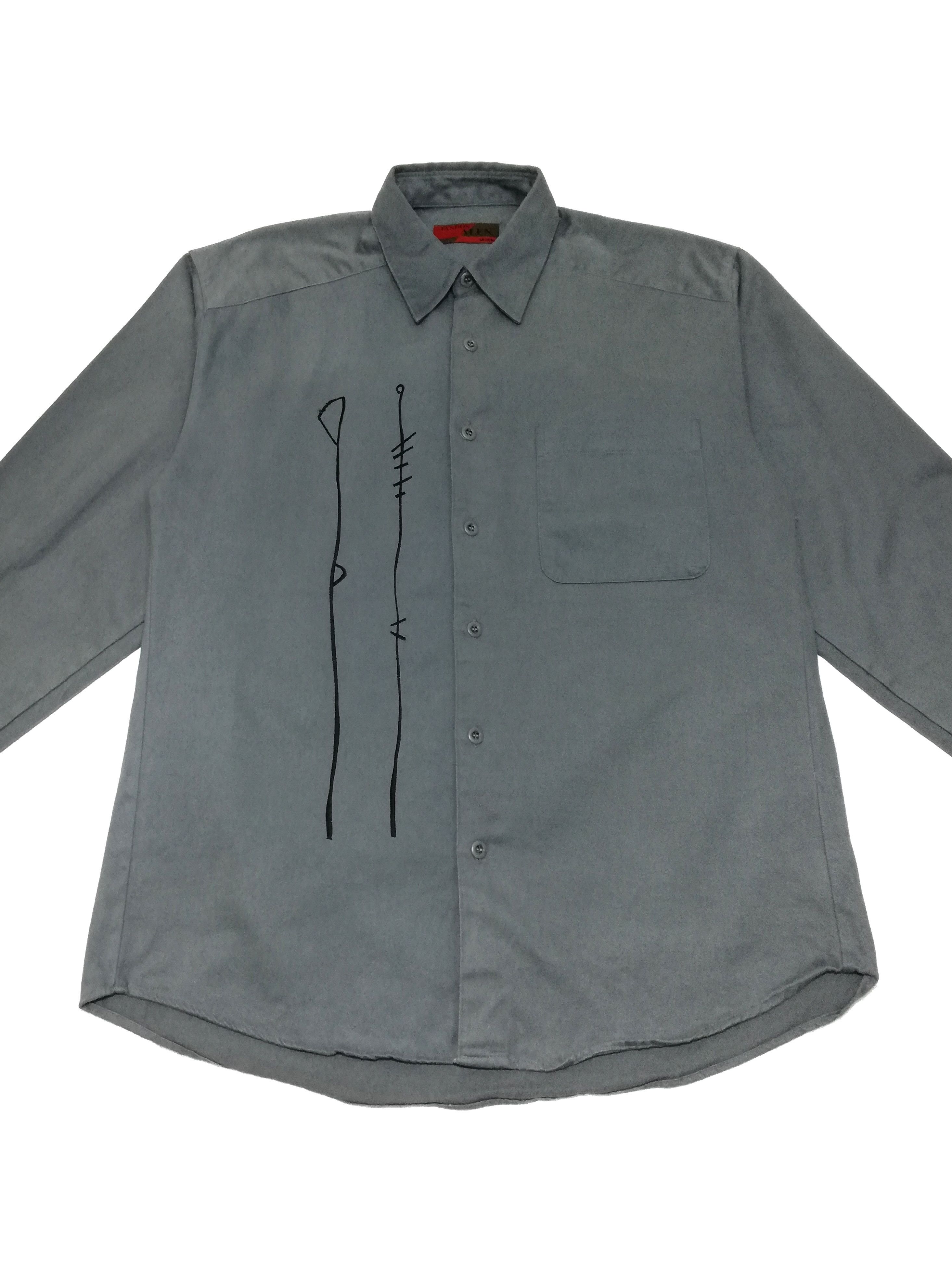 Designer × Japanese Brand 🔥Japanese Fandos Alen Grey Similar Design By John Galliano Size US M / EU 48-50 / 2 - 3 Thumbnail