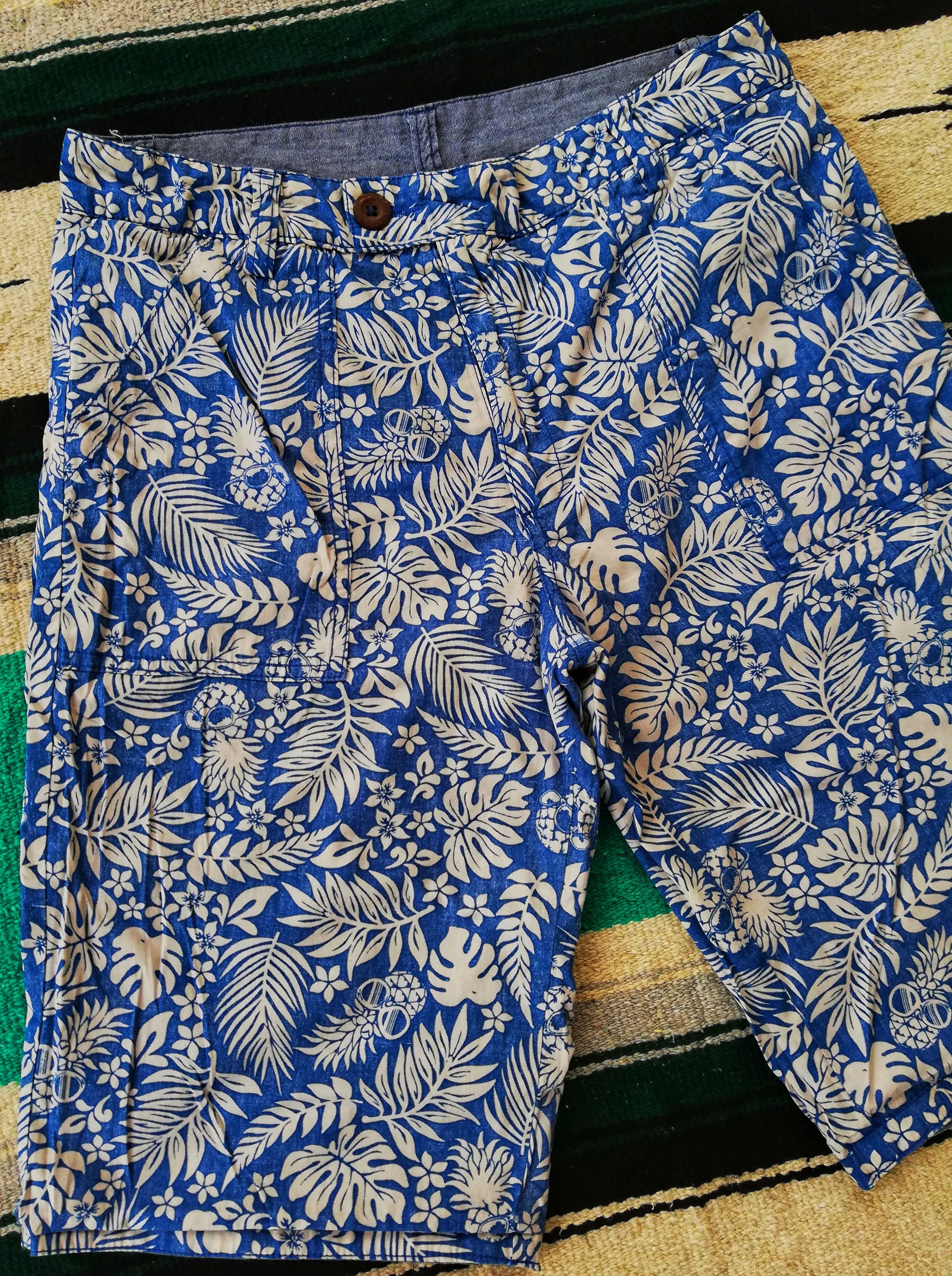 Japanese Brand 🔥GRAIL Rare!!! Hawaii Reversible Freaks Short Pants🔥 Size US 31 - 2 Thumbnail