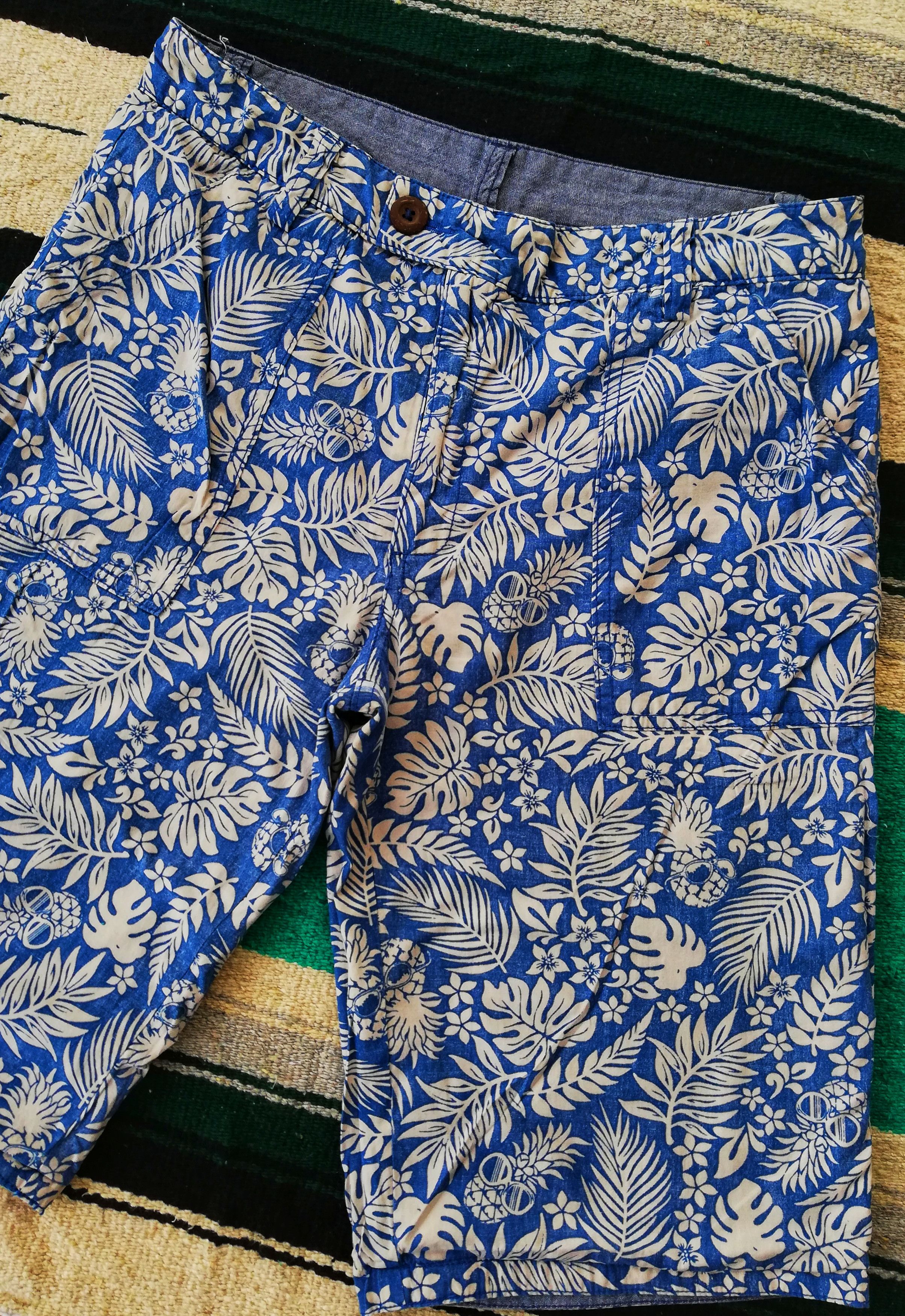 Japanese Brand 🔥GRAIL Rare!!! Hawaii Reversible Freaks Short Pants🔥 Size US 31 - 3 Thumbnail