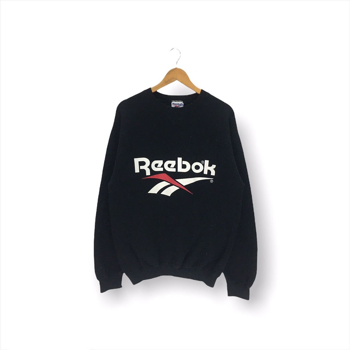 Reebok × Vintage Vintage Reebok Big Logo Sweatshirt Size US M / EU 48-50 / 2 - 1 Thumbnail
