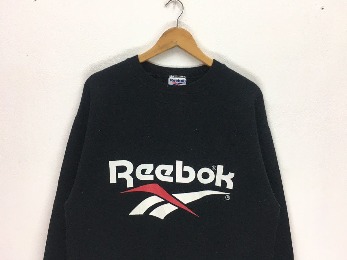 Reebok × Vintage Vintage Reebok Big Logo Sweatshirt Size US M / EU 48-50 / 2 - 2 Thumbnail