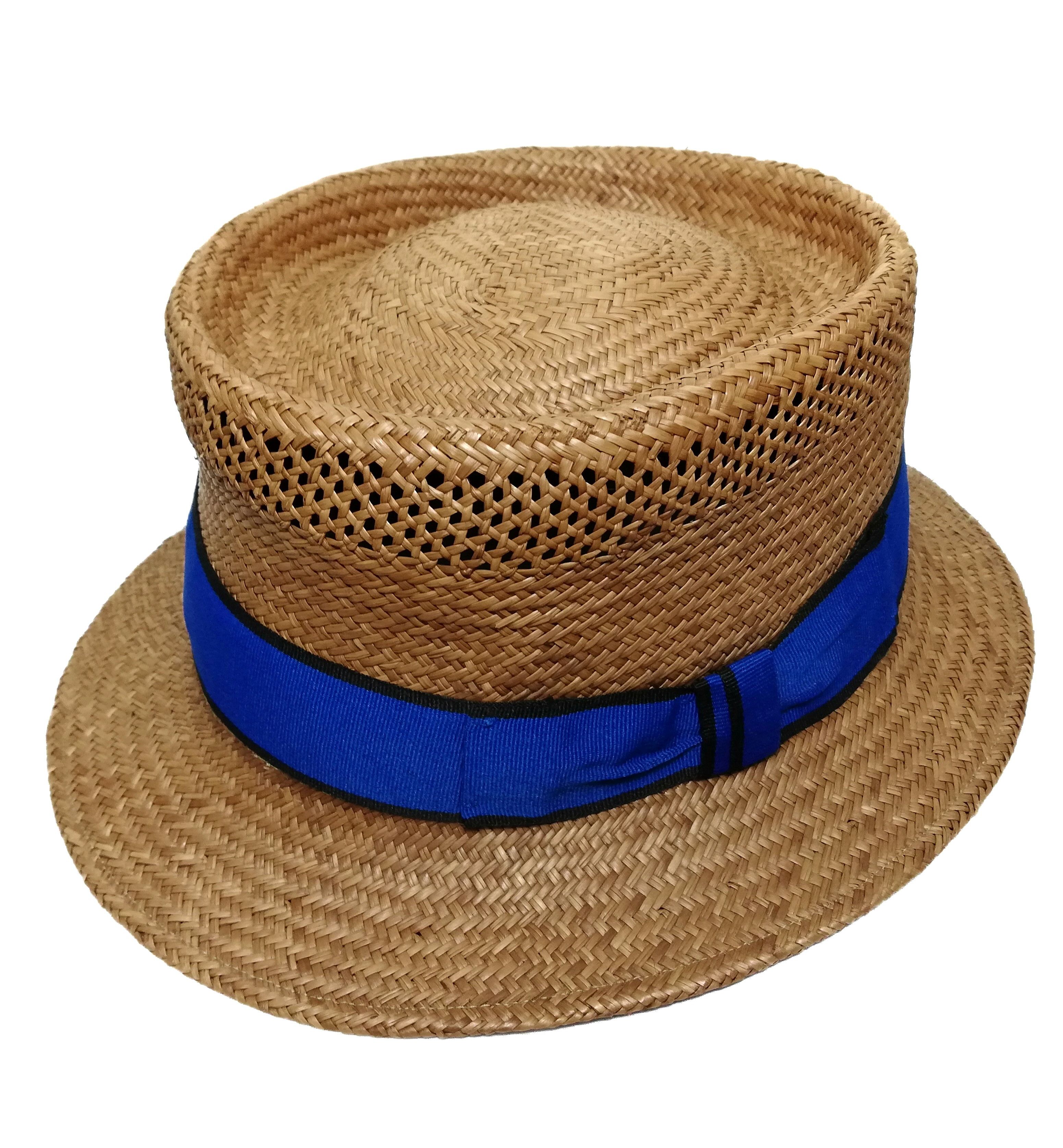 CA4LA 🔥SUMMER SALE Ca4la Straw Genuin Panama Bucket Hat🔥 Size ONE SIZE - 9 Thumbnail