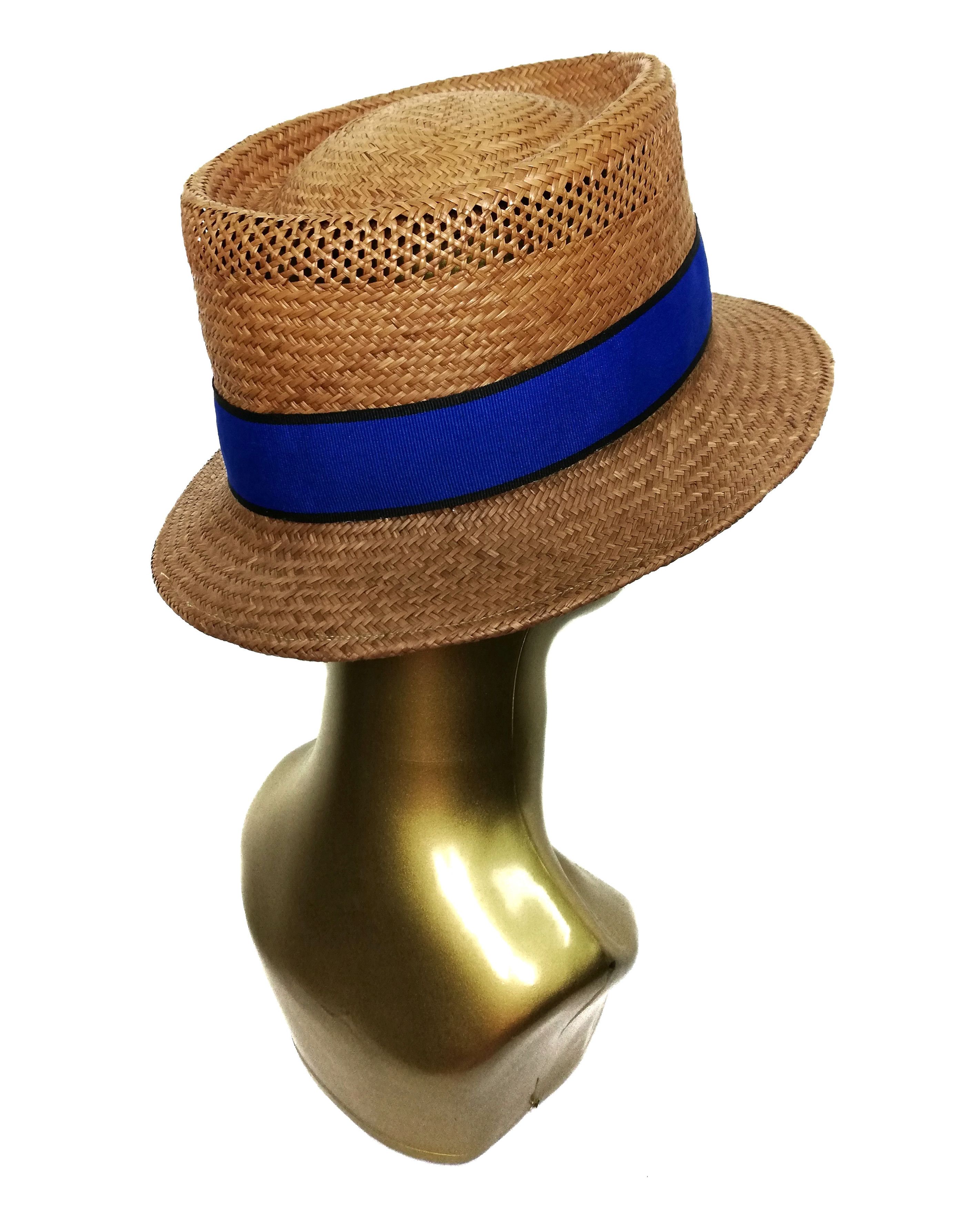 CA4LA 🔥SUMMER SALE Ca4la Straw Genuin Panama Bucket Hat🔥 Size ONE SIZE - 5 Thumbnail