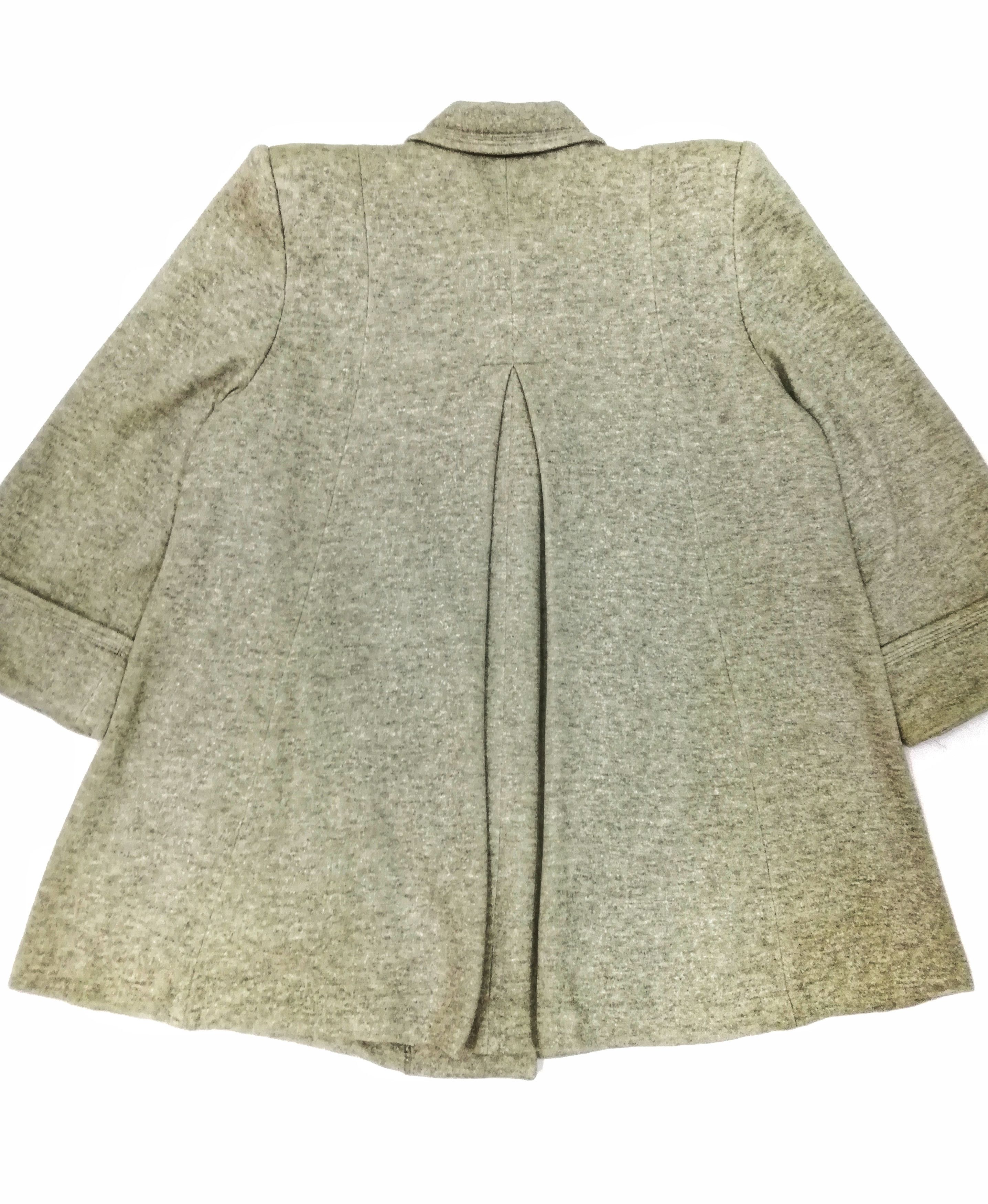 Designer 🔥Norma Kamali Minimalist Grey Long Coat Polyester/Cotton Size US M / EU 48-50 / 2 - 13 Thumbnail